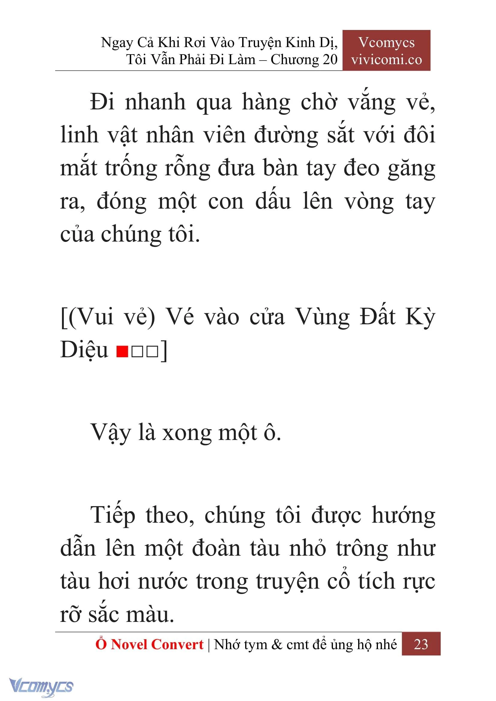 [Novel] Ngay Cả Khi Rơi Vào Truyện Kinh Dị, Tôi Vẫn Phải Đi Làm Chapter  20 - 25