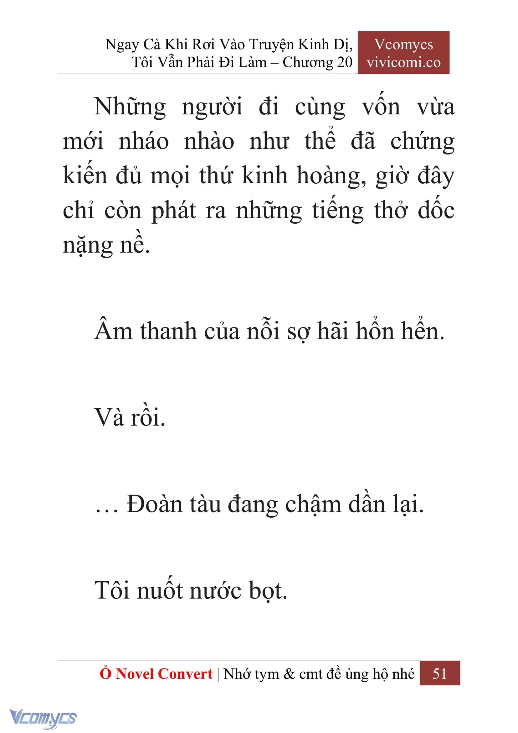 [Novel] Ngay Cả Khi Rơi Vào Truyện Kinh Dị, Tôi Vẫn Phải Đi Làm Chapter  20 - 53
