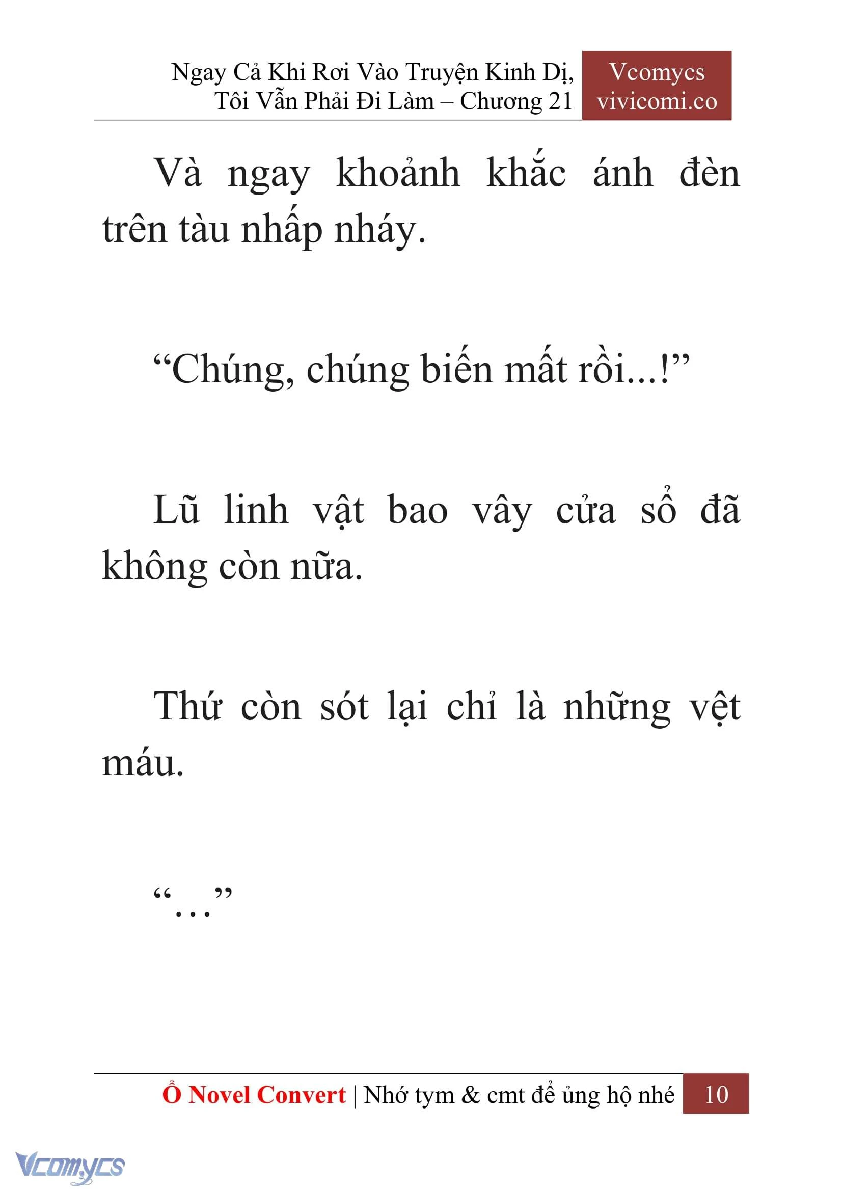 [Novel] Ngay Cả Khi Rơi Vào Truyện Kinh Dị, Tôi Vẫn Phải Đi Làm Chapter  21 - 12