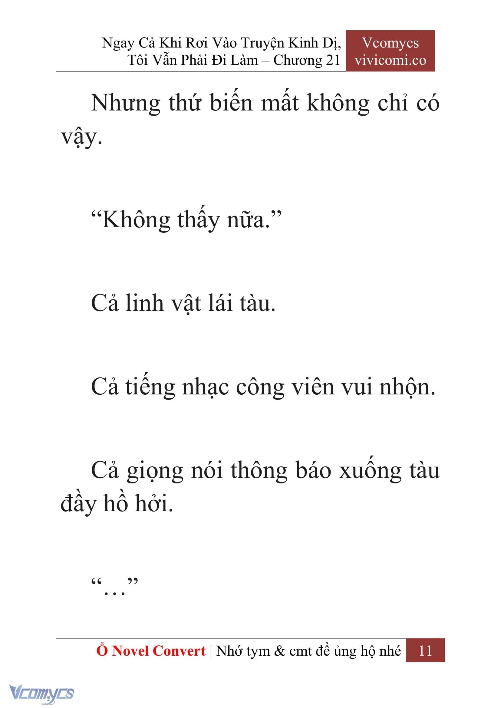 [Novel] Ngay Cả Khi Rơi Vào Truyện Kinh Dị, Tôi Vẫn Phải Đi Làm Chapter  21 - 13