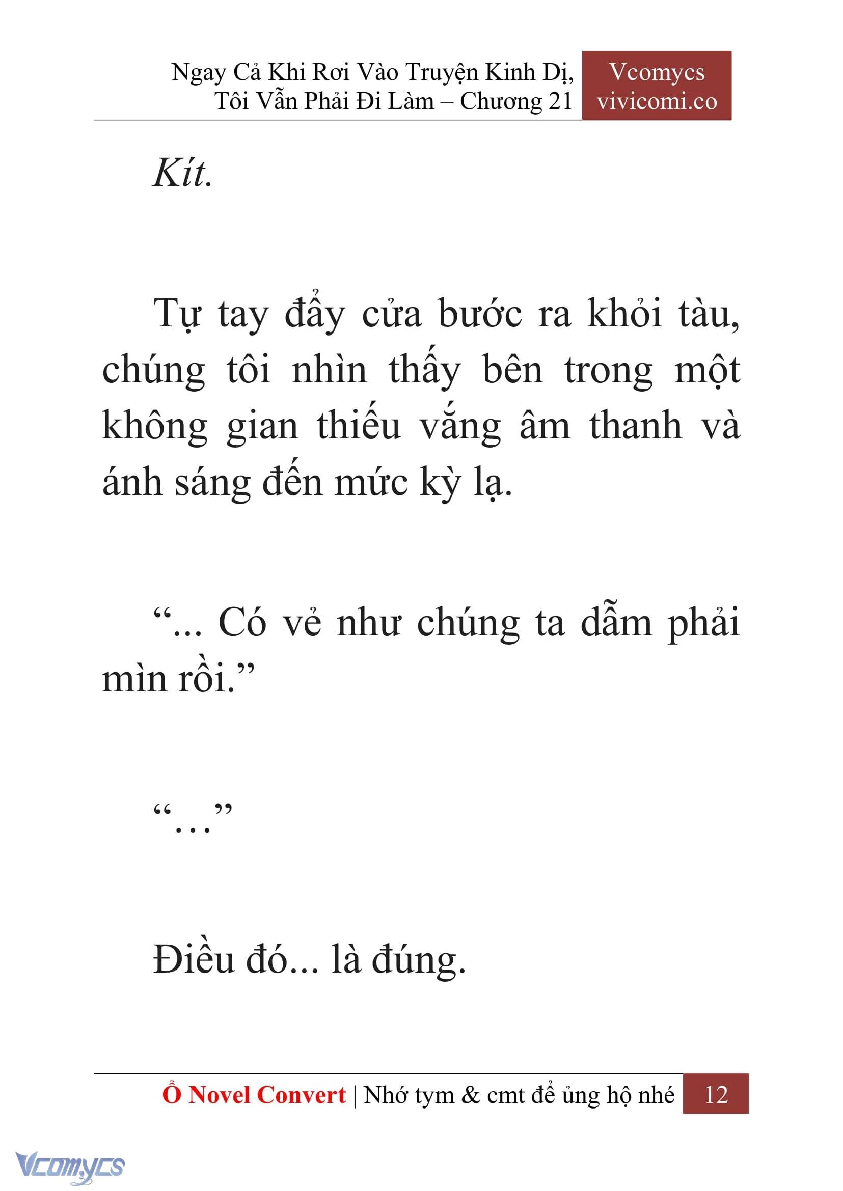 [Novel] Ngay Cả Khi Rơi Vào Truyện Kinh Dị, Tôi Vẫn Phải Đi Làm Chapter  21 - 14