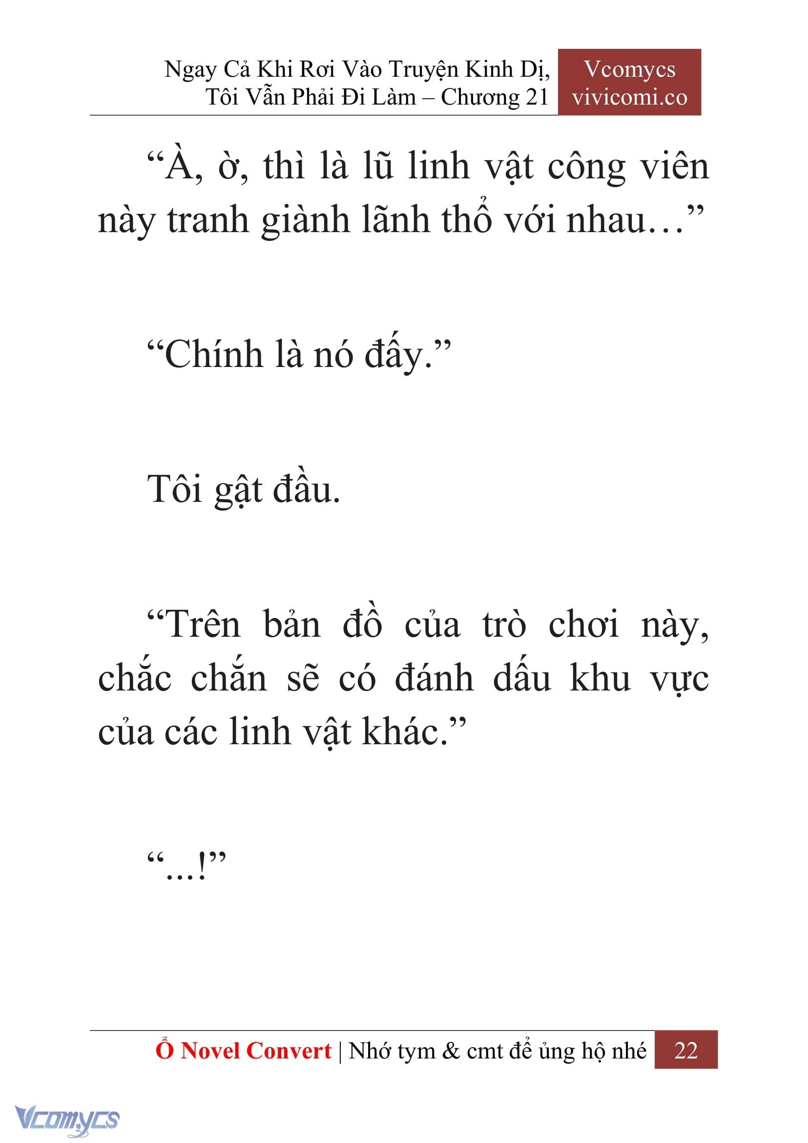 [Novel] Ngay Cả Khi Rơi Vào Truyện Kinh Dị, Tôi Vẫn Phải Đi Làm Chapter  21 - 24