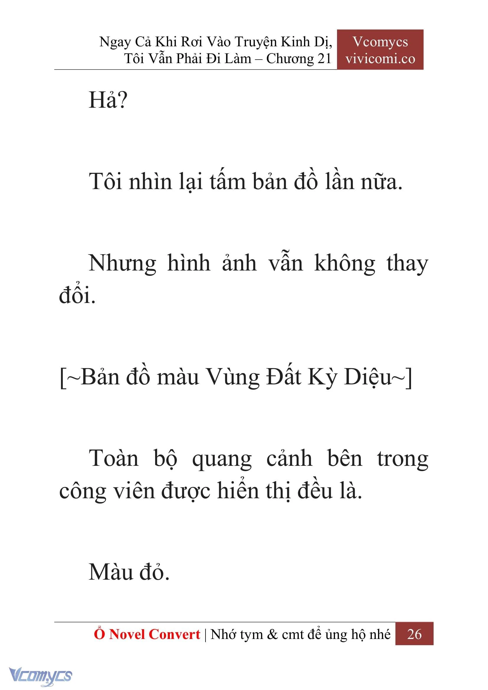 [Novel] Ngay Cả Khi Rơi Vào Truyện Kinh Dị, Tôi Vẫn Phải Đi Làm Chapter  21 - 28