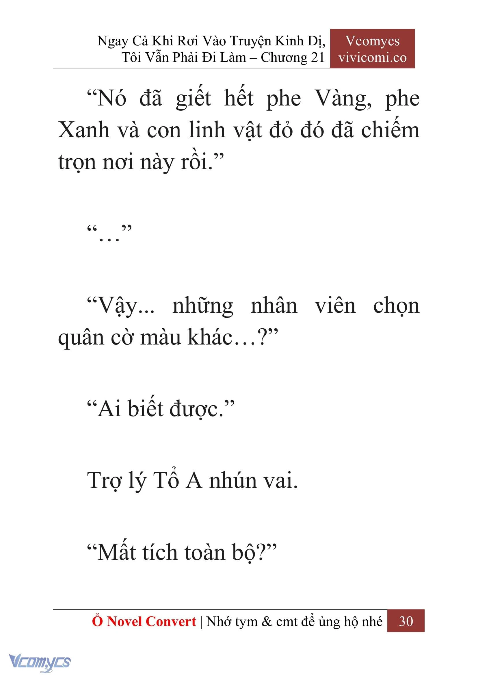 [Novel] Ngay Cả Khi Rơi Vào Truyện Kinh Dị, Tôi Vẫn Phải Đi Làm Chapter  21 - 32