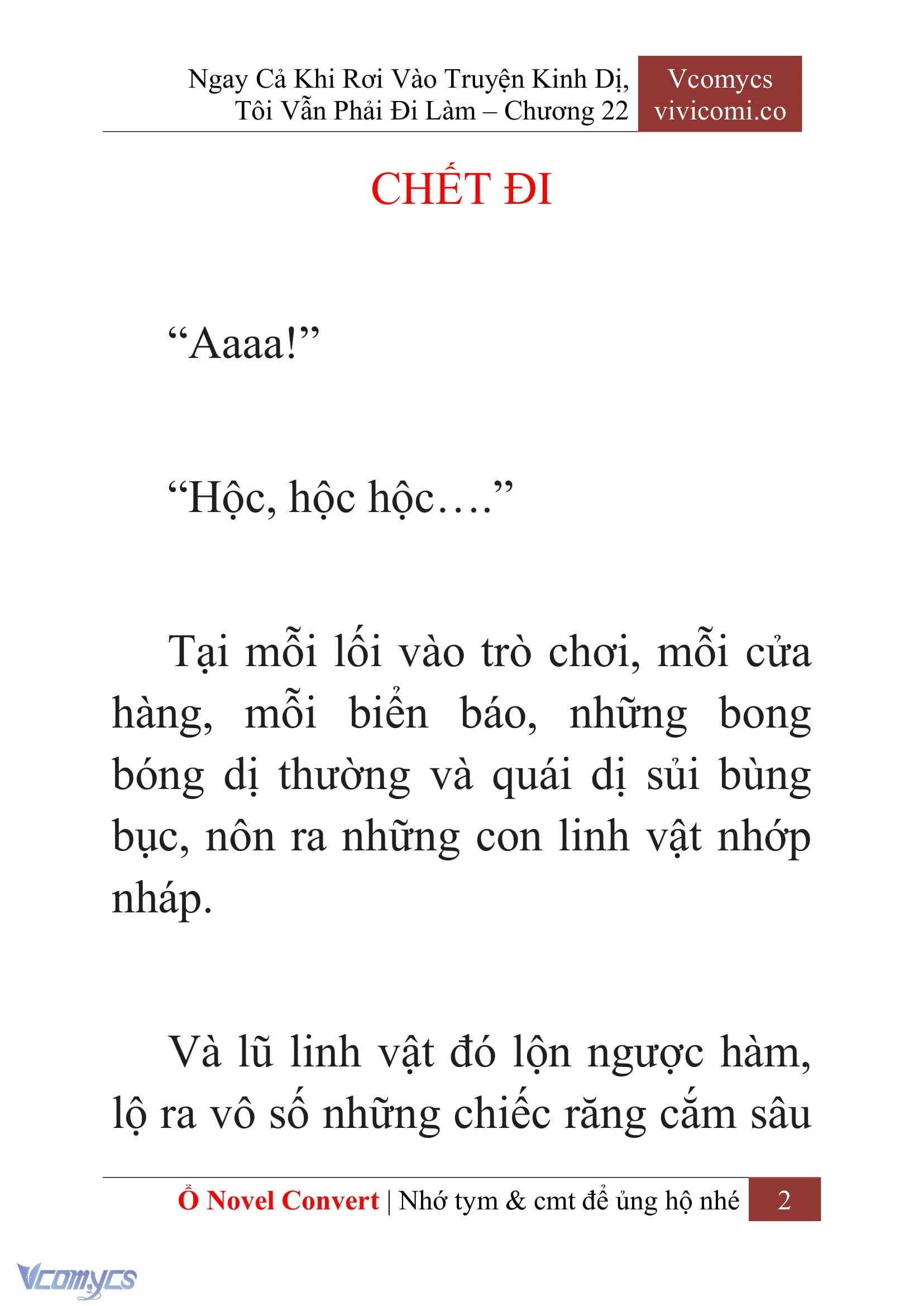 [Novel] Ngay Cả Khi Rơi Vào Truyện Kinh Dị, Tôi Vẫn Phải Đi Làm Chapter  22 - 4