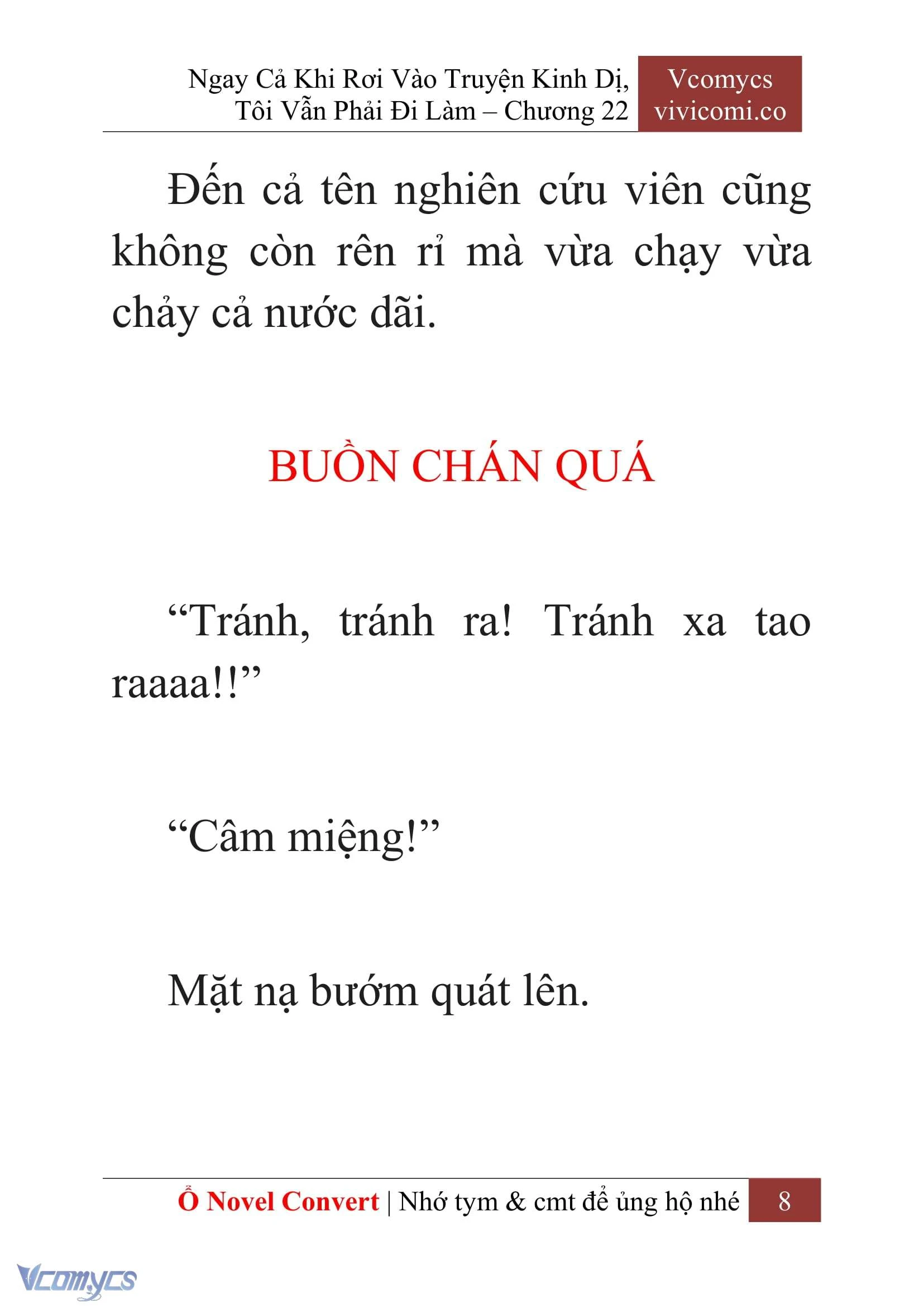 [Novel] Ngay Cả Khi Rơi Vào Truyện Kinh Dị, Tôi Vẫn Phải Đi Làm Chapter  22 - 10