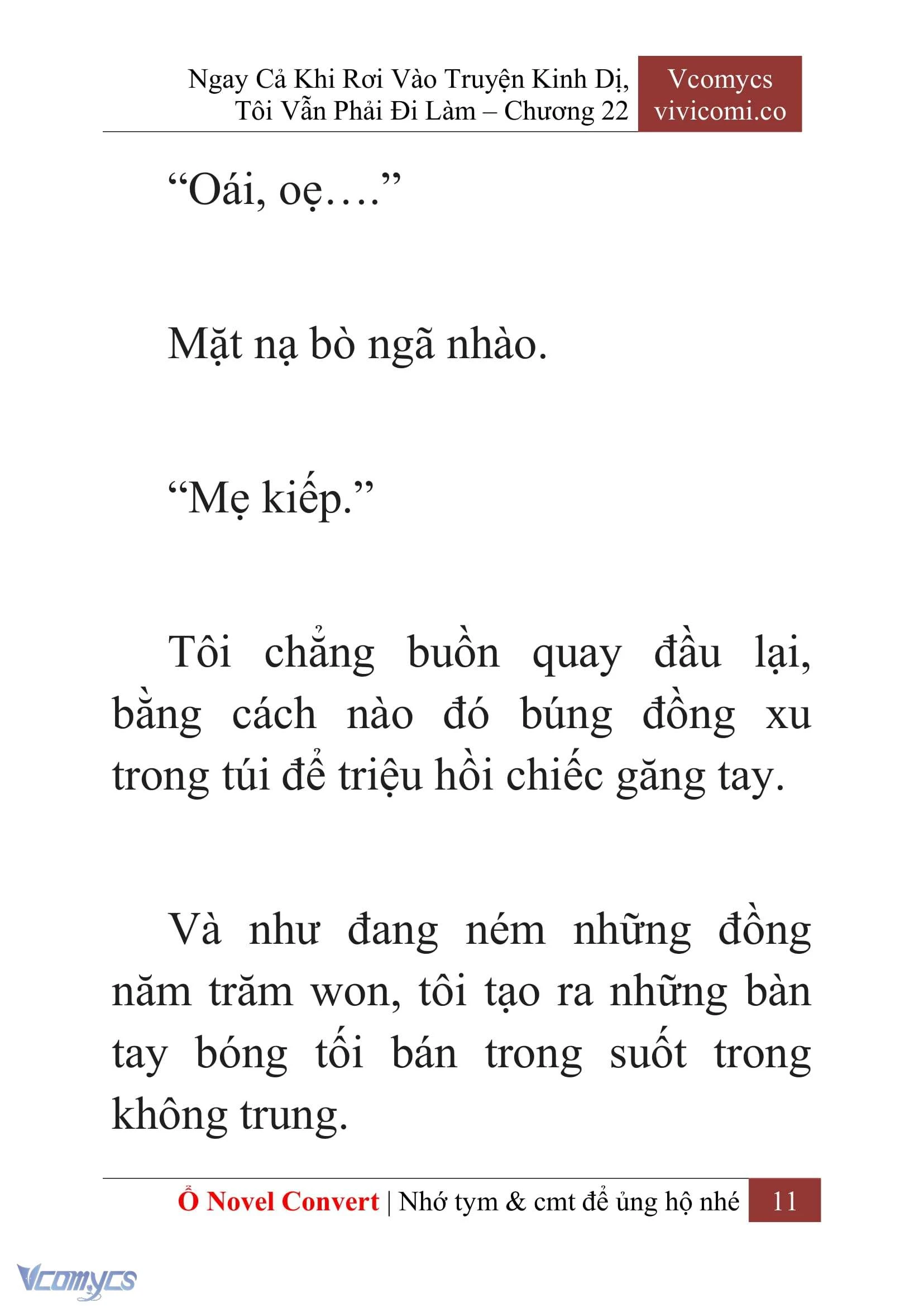 [Novel] Ngay Cả Khi Rơi Vào Truyện Kinh Dị, Tôi Vẫn Phải Đi Làm Chapter  22 - 13