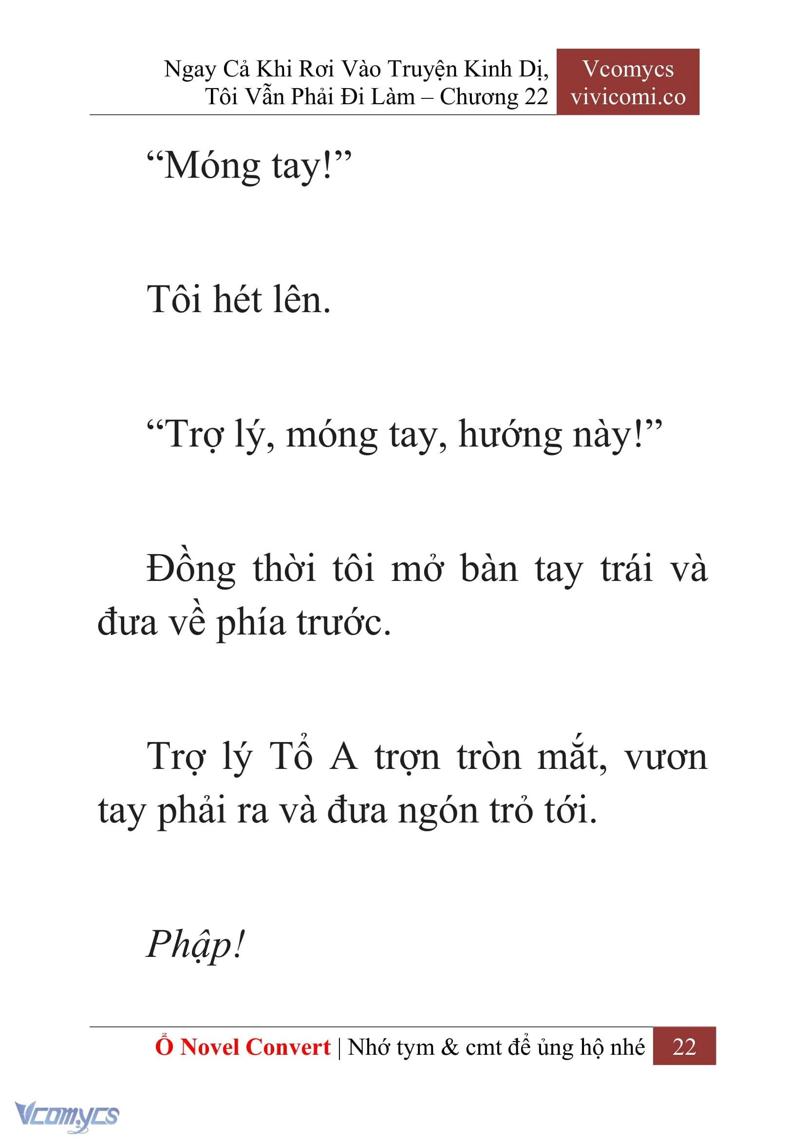 [Novel] Ngay Cả Khi Rơi Vào Truyện Kinh Dị, Tôi Vẫn Phải Đi Làm Chapter  22 - 24