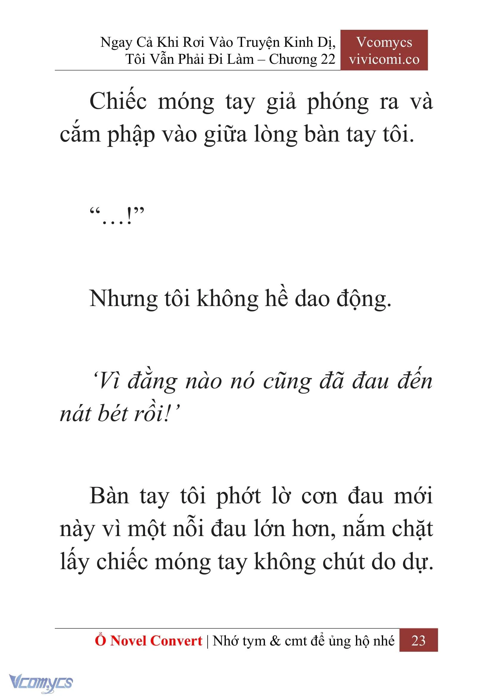 [Novel] Ngay Cả Khi Rơi Vào Truyện Kinh Dị, Tôi Vẫn Phải Đi Làm Chapter  22 - 25