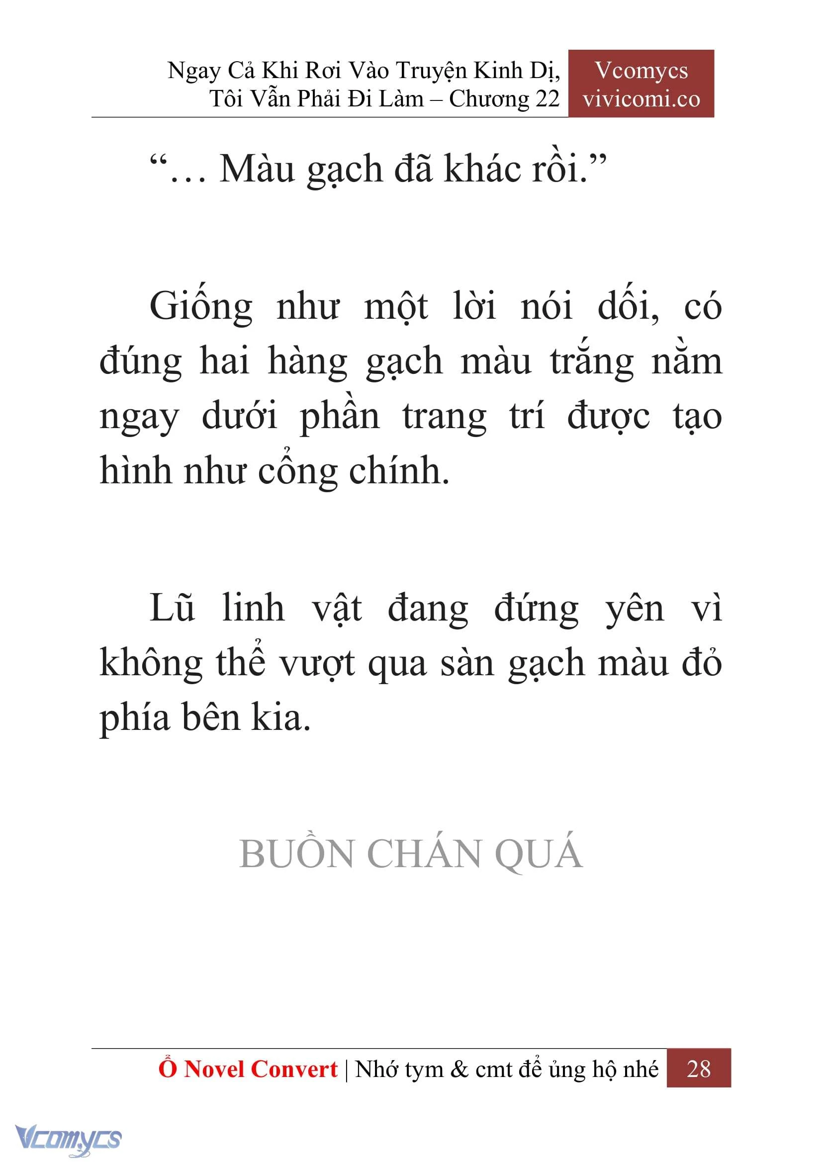 [Novel] Ngay Cả Khi Rơi Vào Truyện Kinh Dị, Tôi Vẫn Phải Đi Làm Chapter  22 - 30
