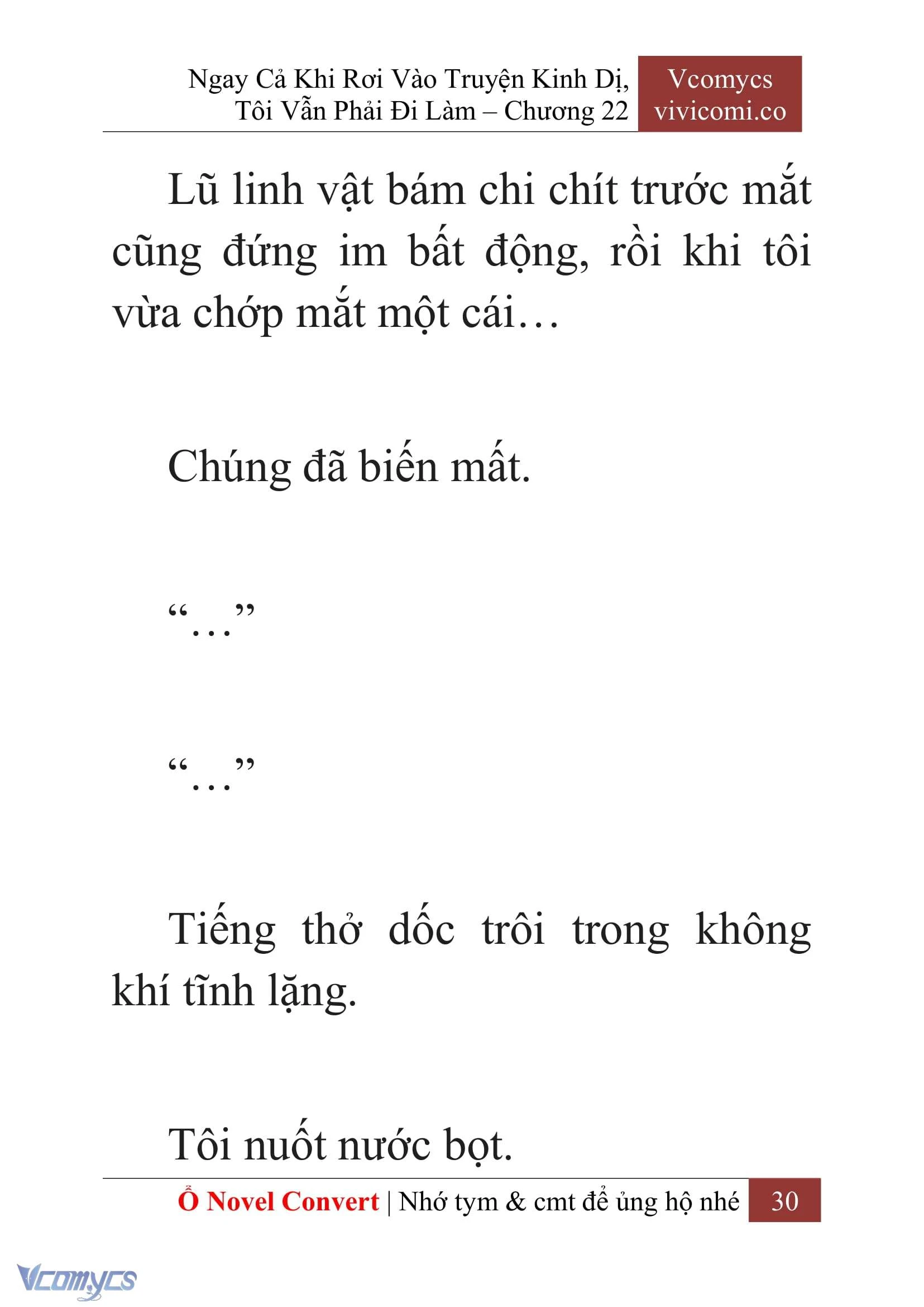 [Novel] Ngay Cả Khi Rơi Vào Truyện Kinh Dị, Tôi Vẫn Phải Đi Làm Chapter  22 - 32