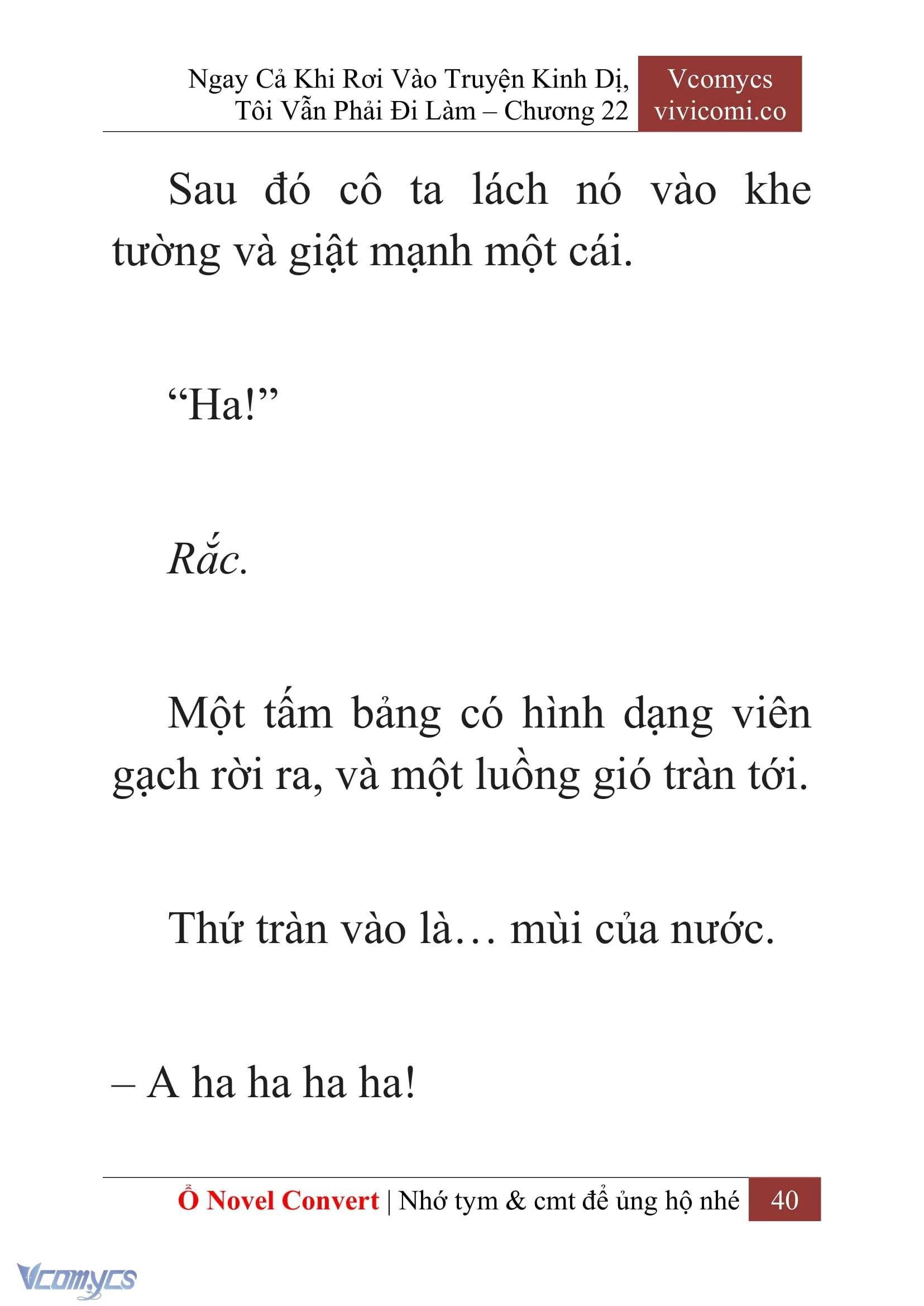 [Novel] Ngay Cả Khi Rơi Vào Truyện Kinh Dị, Tôi Vẫn Phải Đi Làm Chapter  22 - 42