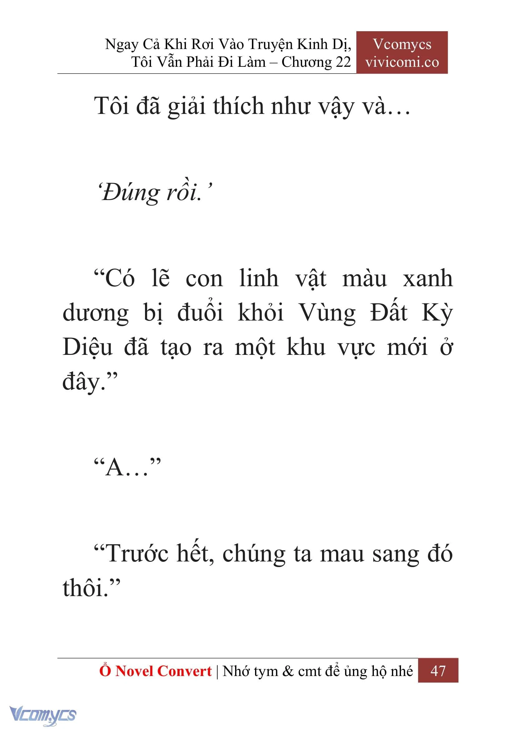 [Novel] Ngay Cả Khi Rơi Vào Truyện Kinh Dị, Tôi Vẫn Phải Đi Làm Chapter  22 - 49