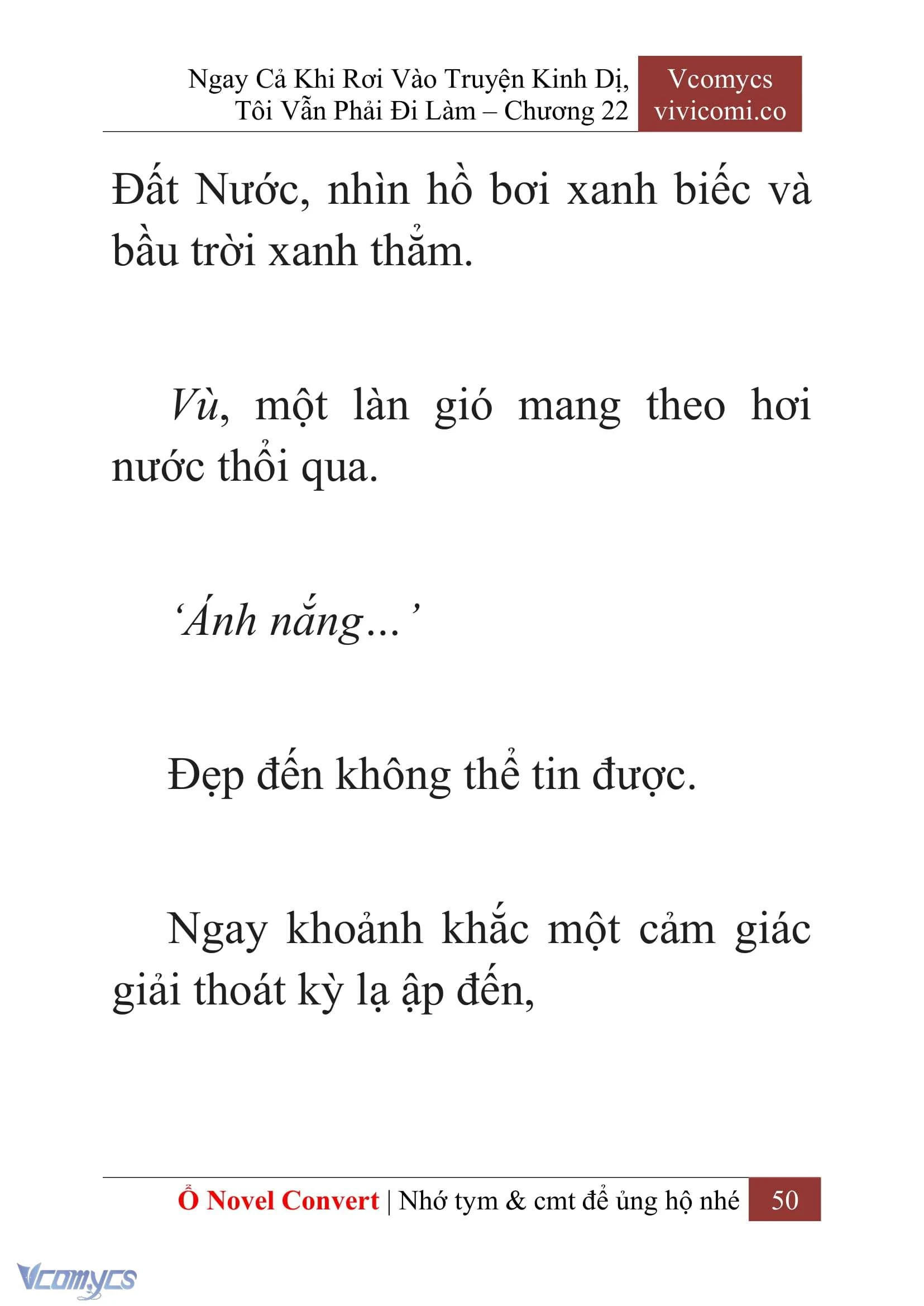 [Novel] Ngay Cả Khi Rơi Vào Truyện Kinh Dị, Tôi Vẫn Phải Đi Làm Chapter  22 - 52