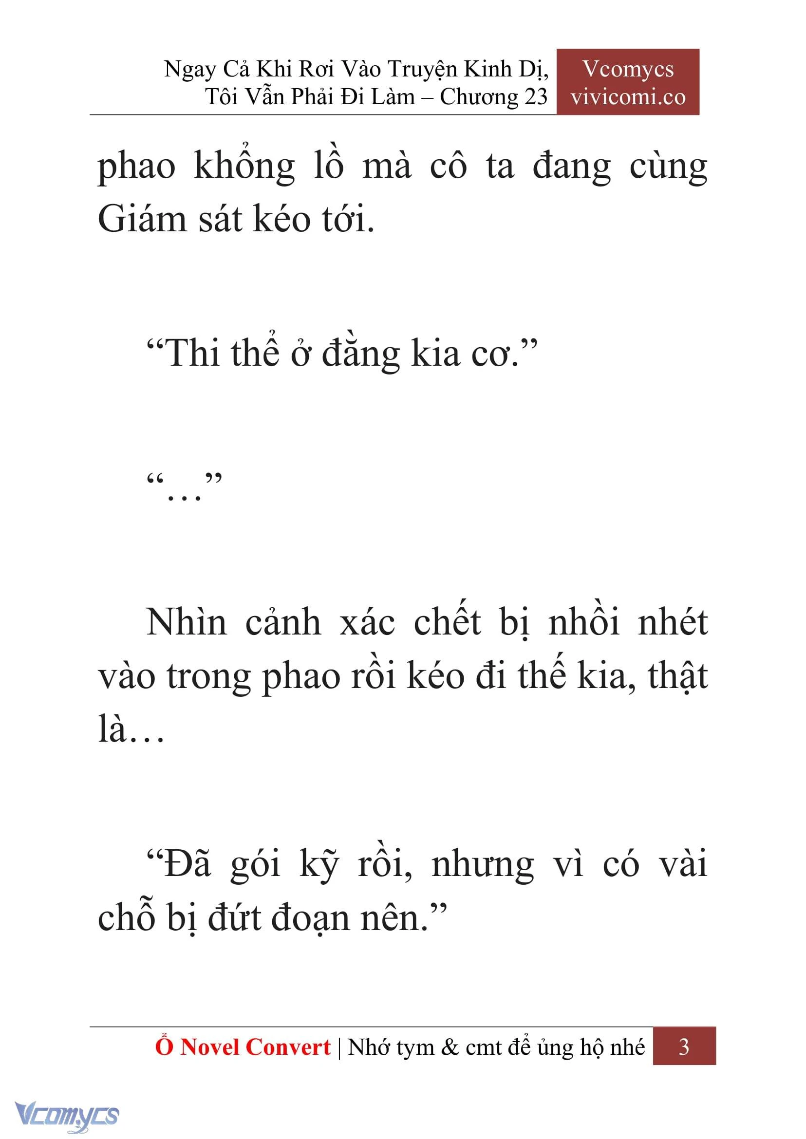 [Novel] Ngay Cả Khi Rơi Vào Truyện Kinh Dị, Tôi Vẫn Phải Đi Làm Chapter  23 - 5