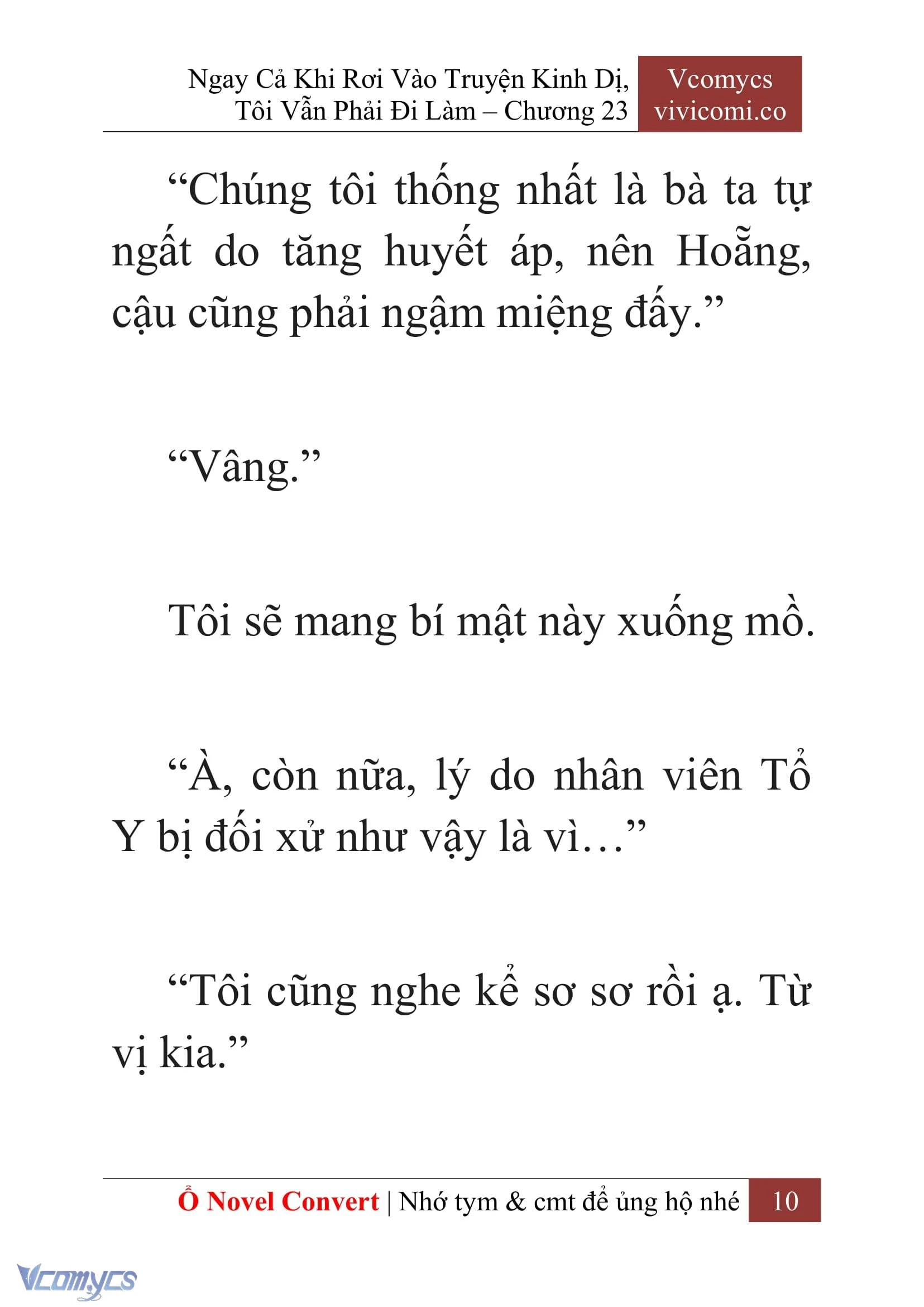 [Novel] Ngay Cả Khi Rơi Vào Truyện Kinh Dị, Tôi Vẫn Phải Đi Làm Chapter  23 - 12