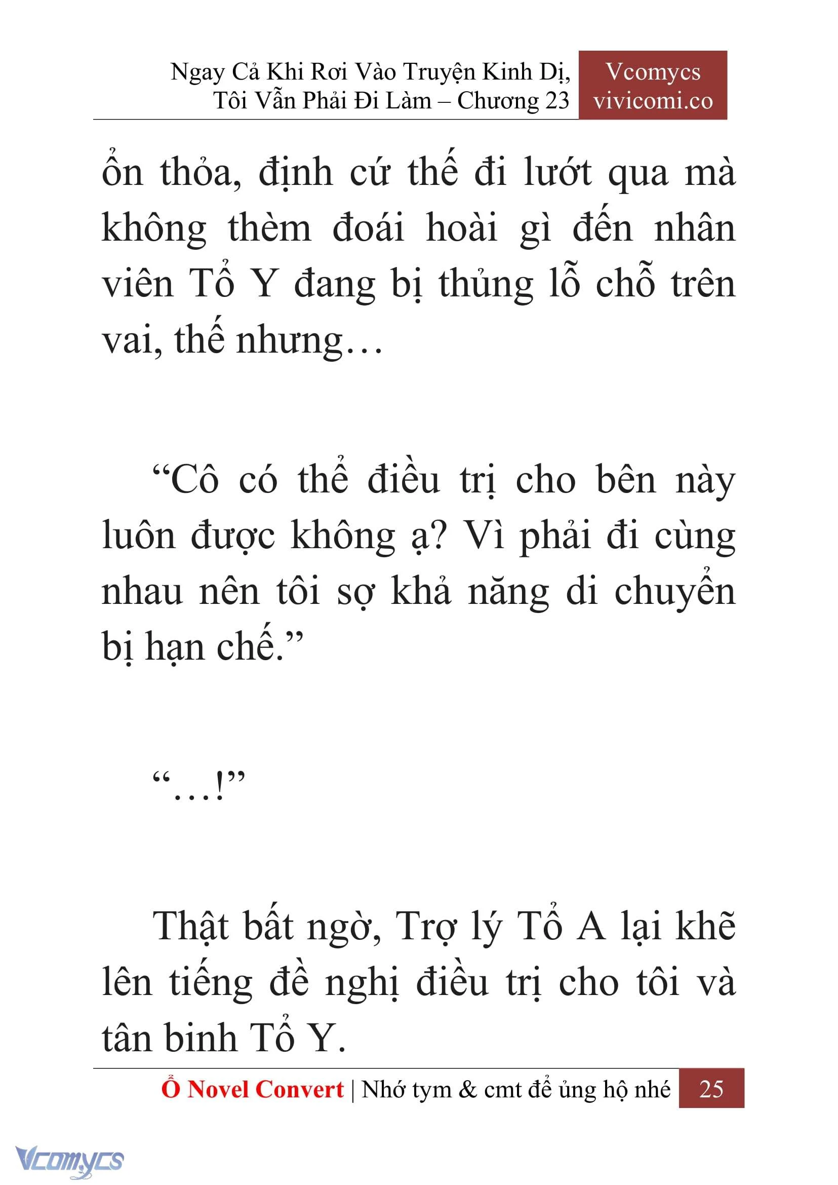 [Novel] Ngay Cả Khi Rơi Vào Truyện Kinh Dị, Tôi Vẫn Phải Đi Làm Chapter  23 - 27