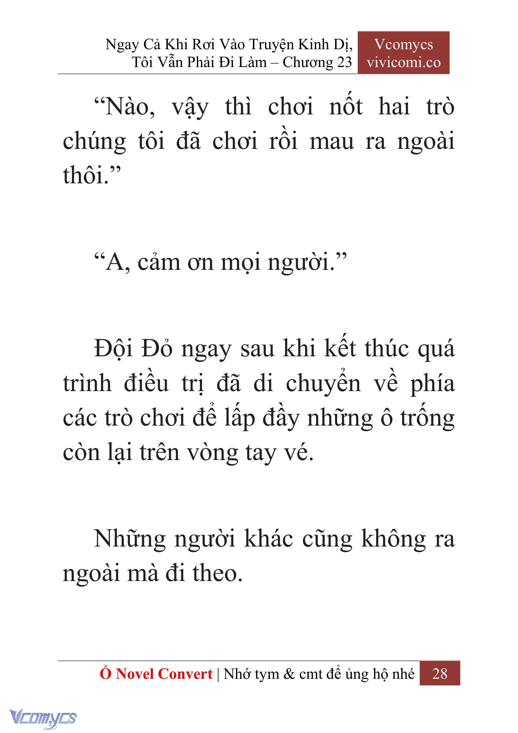 [Novel] Ngay Cả Khi Rơi Vào Truyện Kinh Dị, Tôi Vẫn Phải Đi Làm Chapter  23 - 30