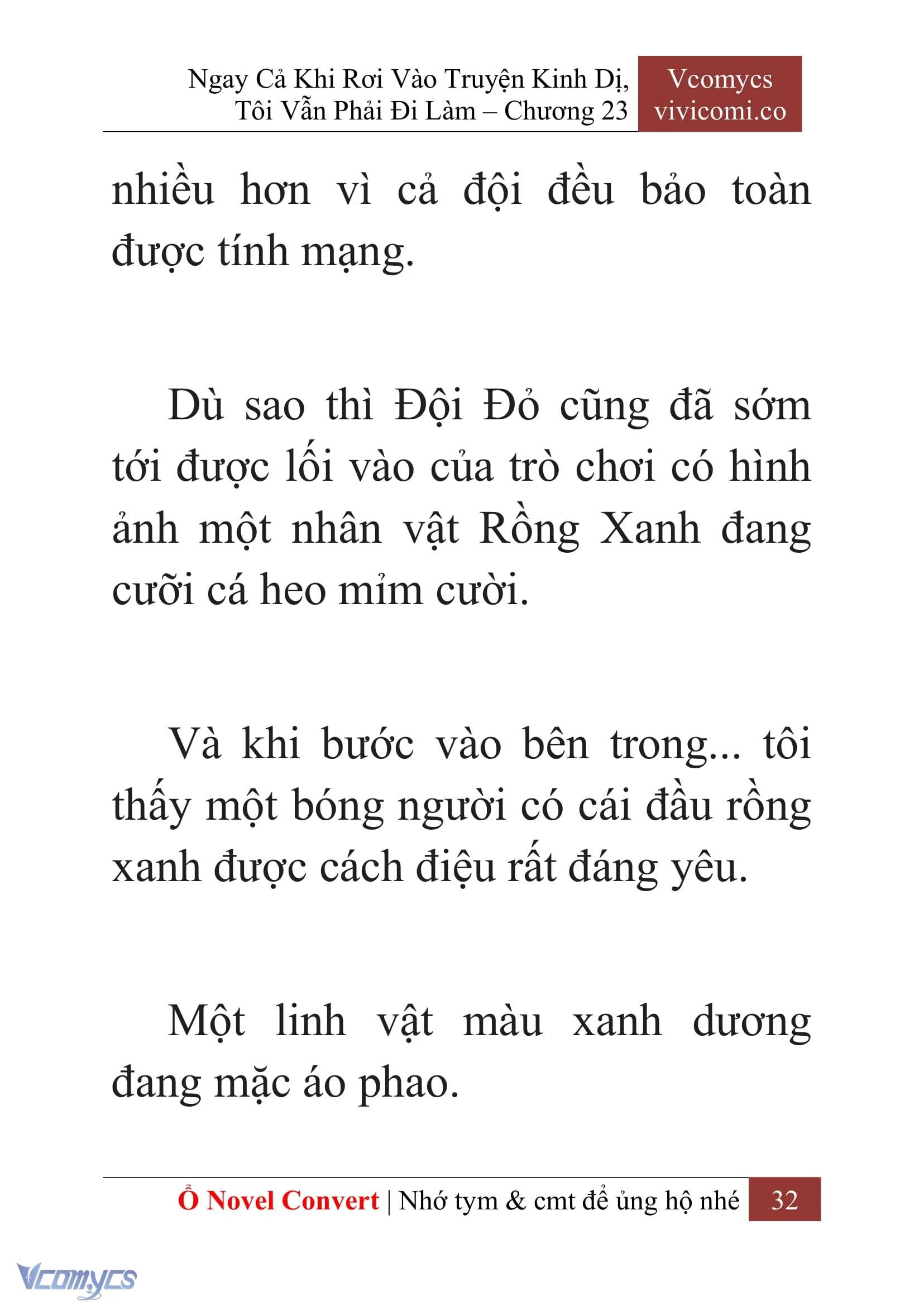 [Novel] Ngay Cả Khi Rơi Vào Truyện Kinh Dị, Tôi Vẫn Phải Đi Làm Chapter  23 - 34