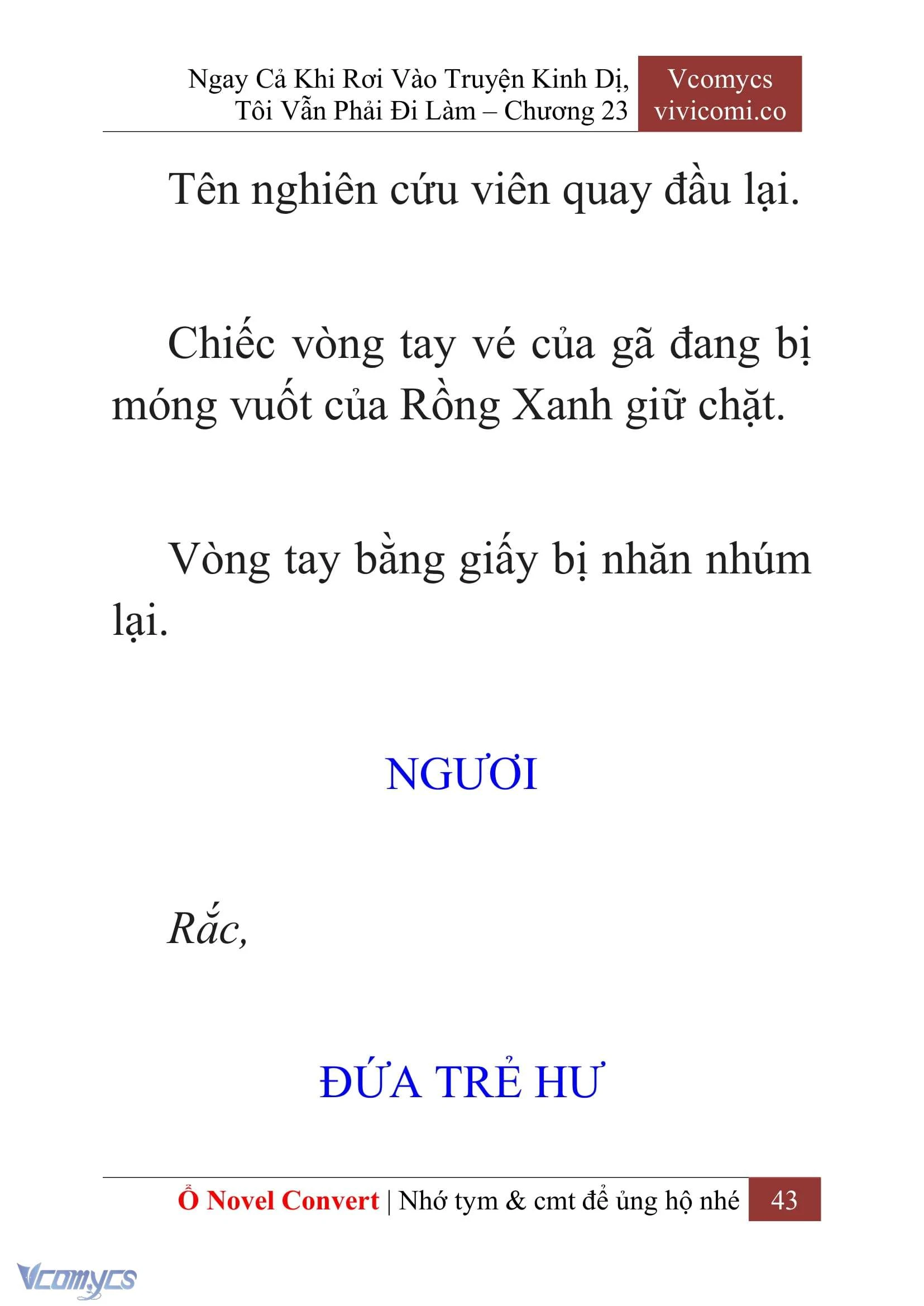 [Novel] Ngay Cả Khi Rơi Vào Truyện Kinh Dị, Tôi Vẫn Phải Đi Làm Chapter  23 - 45