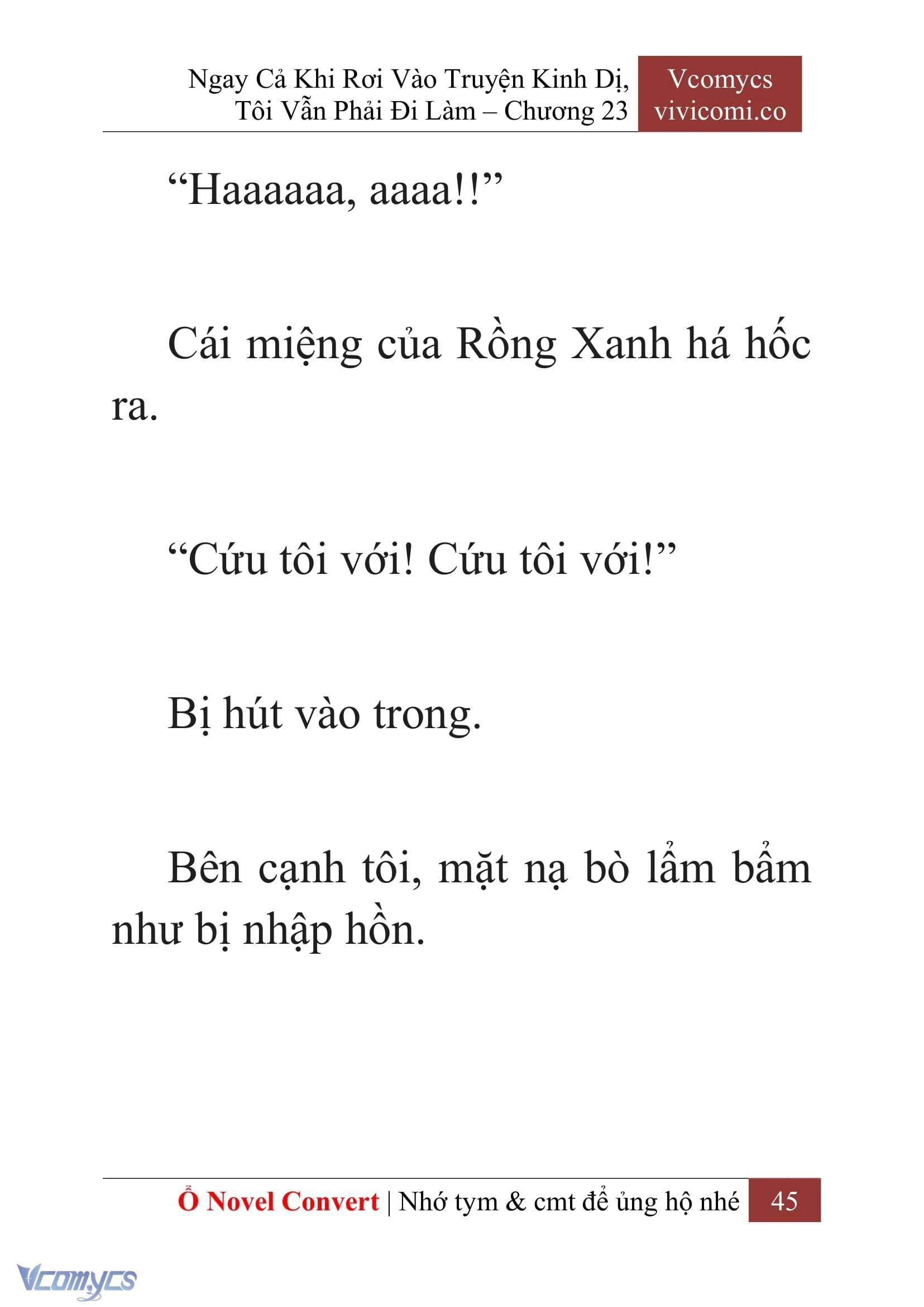 [Novel] Ngay Cả Khi Rơi Vào Truyện Kinh Dị, Tôi Vẫn Phải Đi Làm Chapter  23 - 47