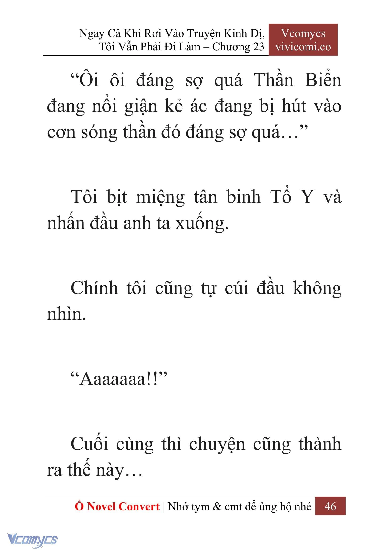 [Novel] Ngay Cả Khi Rơi Vào Truyện Kinh Dị, Tôi Vẫn Phải Đi Làm Chapter  23 - 48
