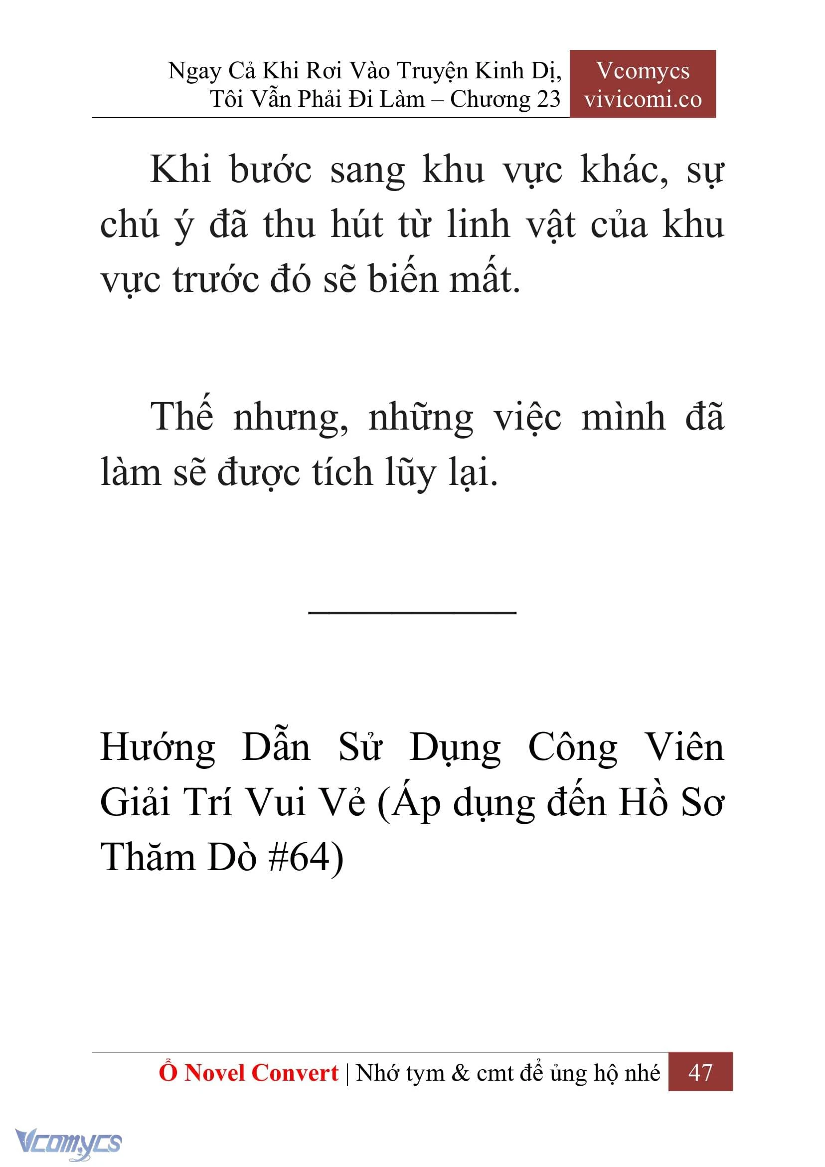 [Novel] Ngay Cả Khi Rơi Vào Truyện Kinh Dị, Tôi Vẫn Phải Đi Làm Chapter  23 - 49
