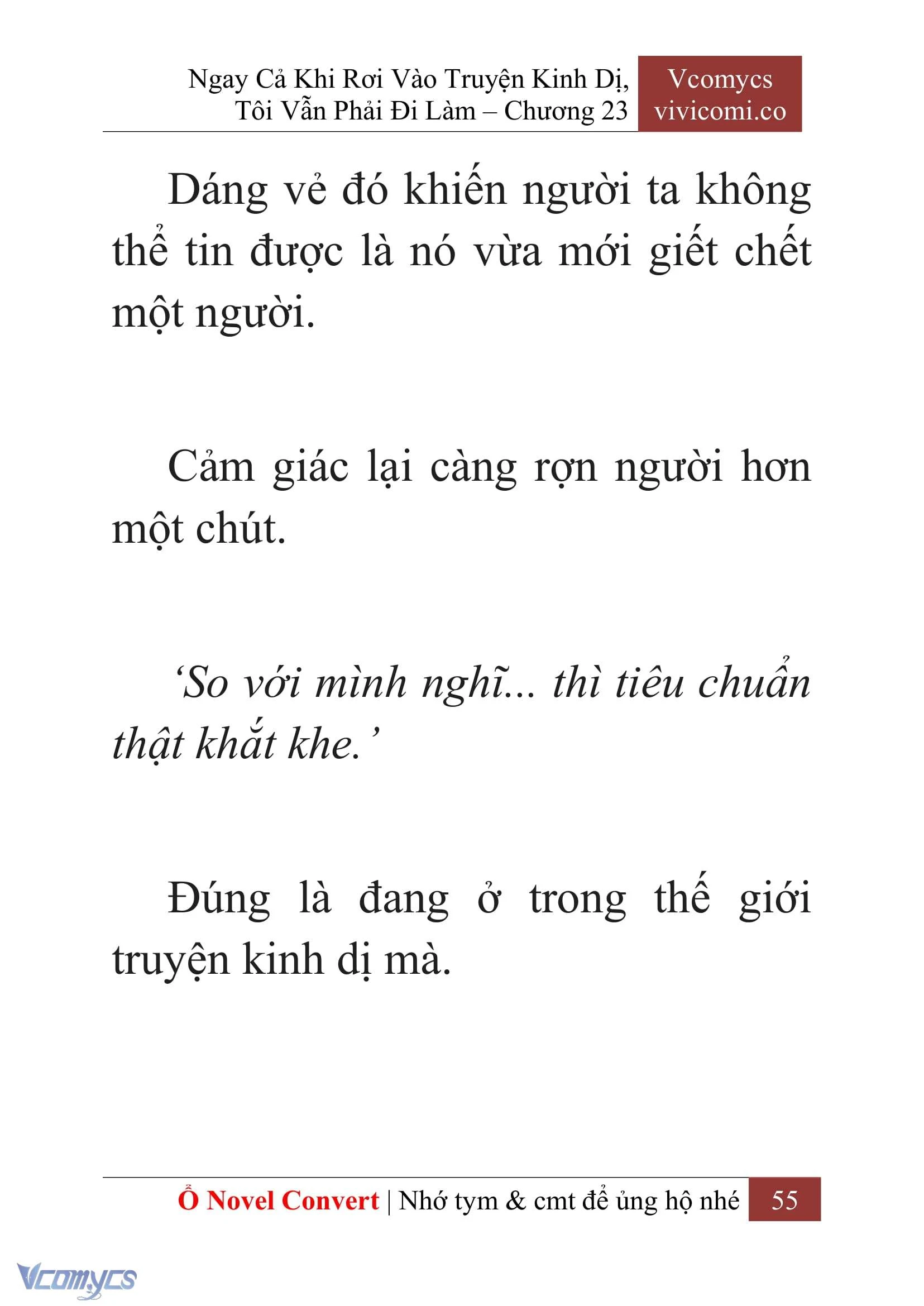 [Novel] Ngay Cả Khi Rơi Vào Truyện Kinh Dị, Tôi Vẫn Phải Đi Làm Chapter  23 - 57
