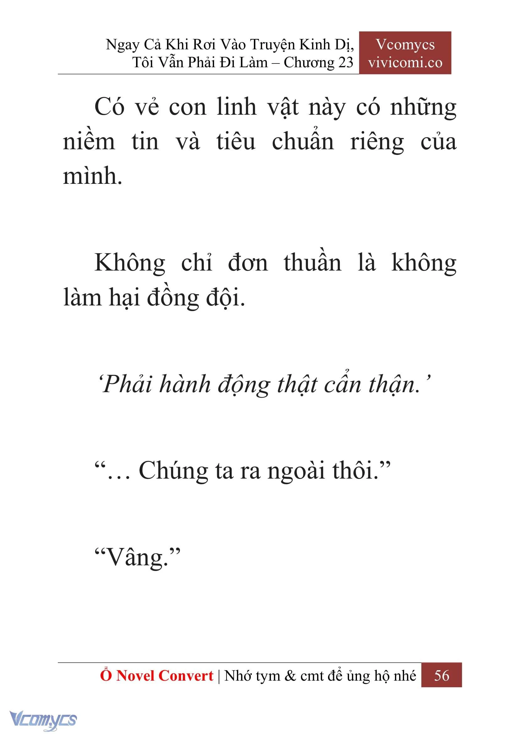[Novel] Ngay Cả Khi Rơi Vào Truyện Kinh Dị, Tôi Vẫn Phải Đi Làm Chapter  23 - 58