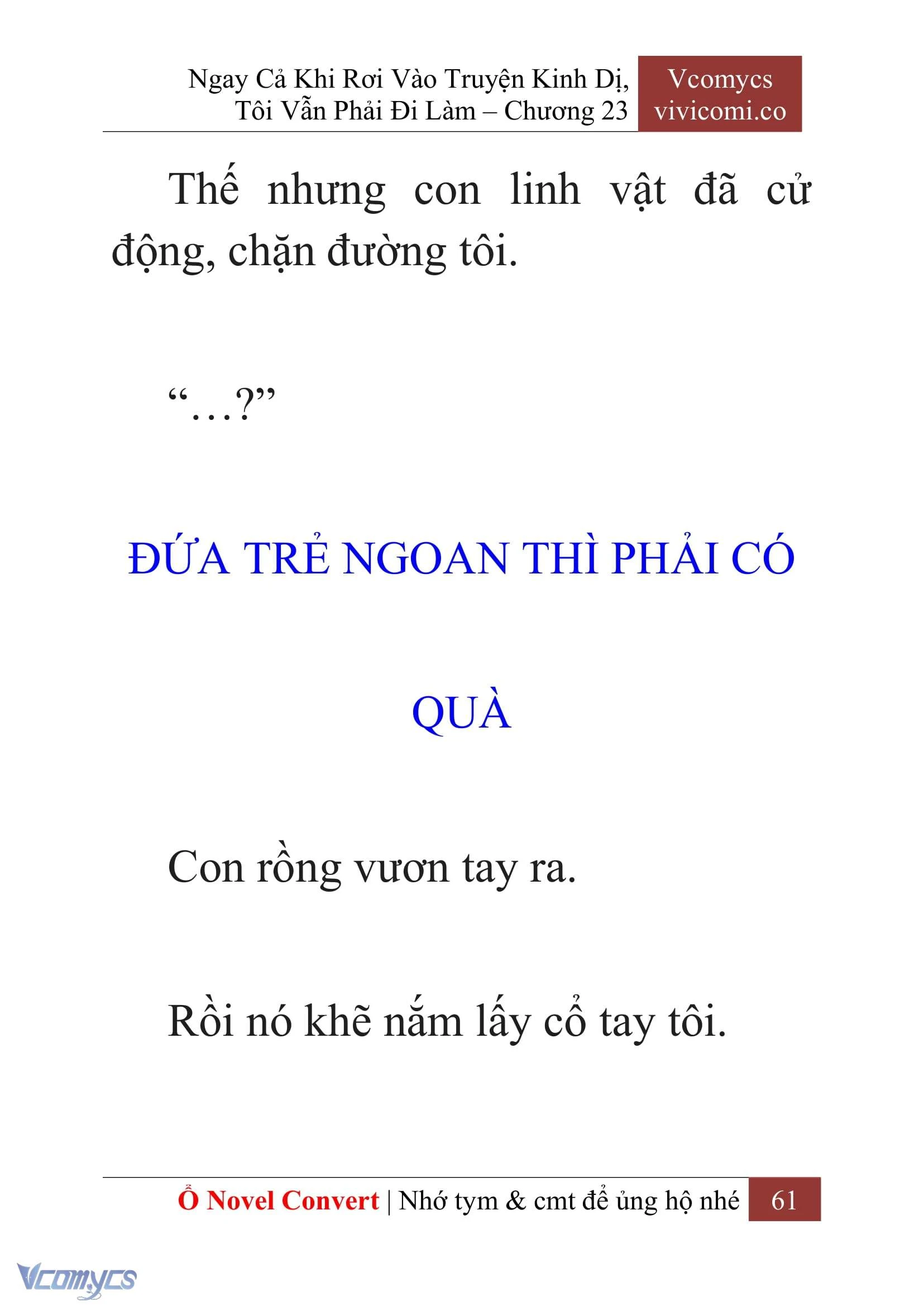 [Novel] Ngay Cả Khi Rơi Vào Truyện Kinh Dị, Tôi Vẫn Phải Đi Làm Chapter  23 - 63