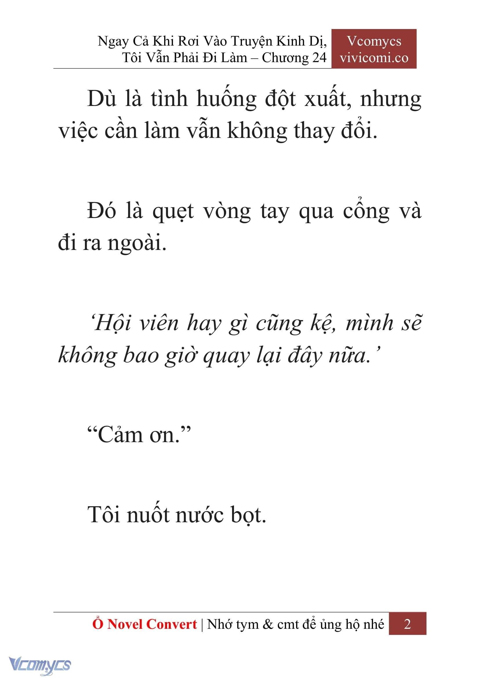 [Novel] Ngay Cả Khi Rơi Vào Truyện Kinh Dị, Tôi Vẫn Phải Đi Làm Chapter  24 - 4