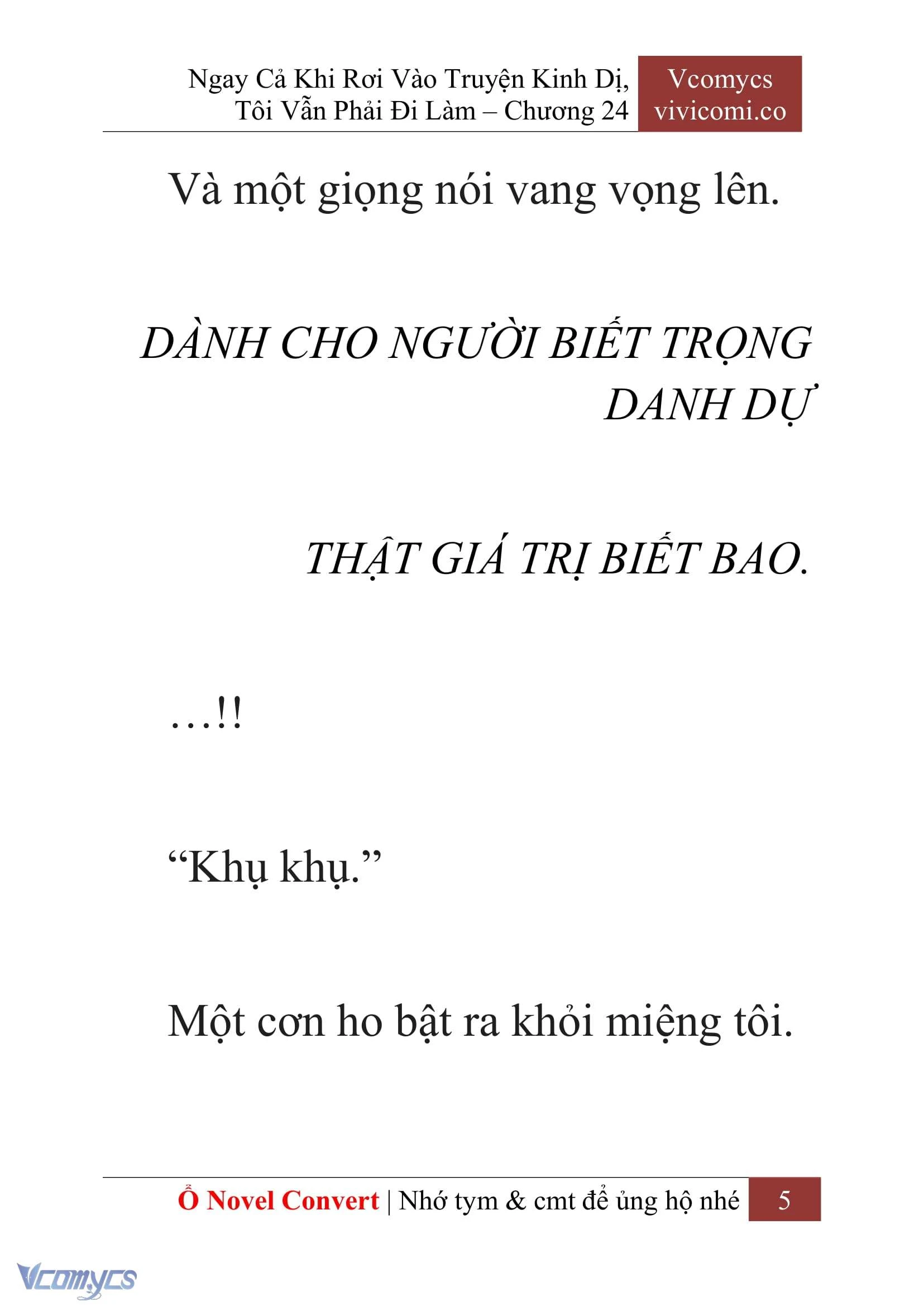 [Novel] Ngay Cả Khi Rơi Vào Truyện Kinh Dị, Tôi Vẫn Phải Đi Làm Chapter  24 - 7