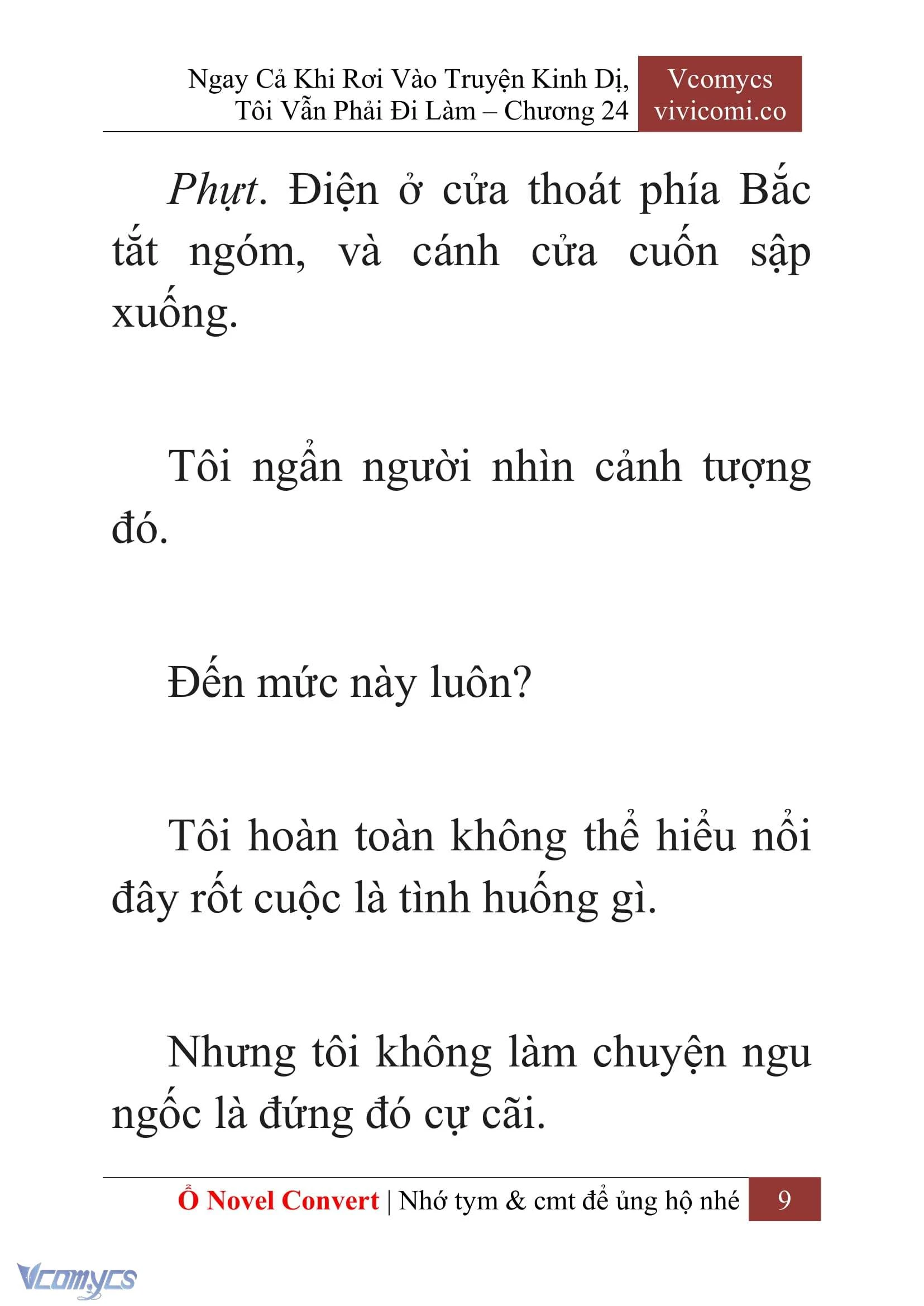 [Novel] Ngay Cả Khi Rơi Vào Truyện Kinh Dị, Tôi Vẫn Phải Đi Làm Chapter  24 - 11