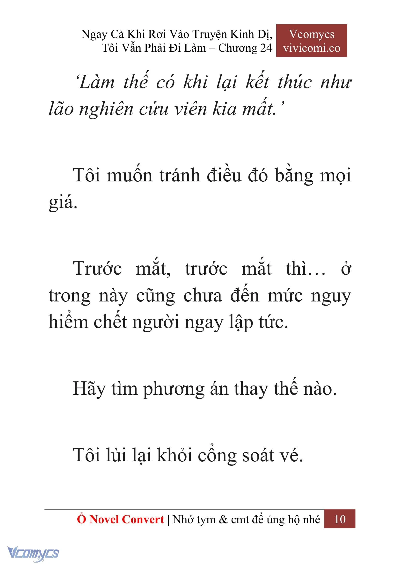 [Novel] Ngay Cả Khi Rơi Vào Truyện Kinh Dị, Tôi Vẫn Phải Đi Làm Chapter  24 - 12