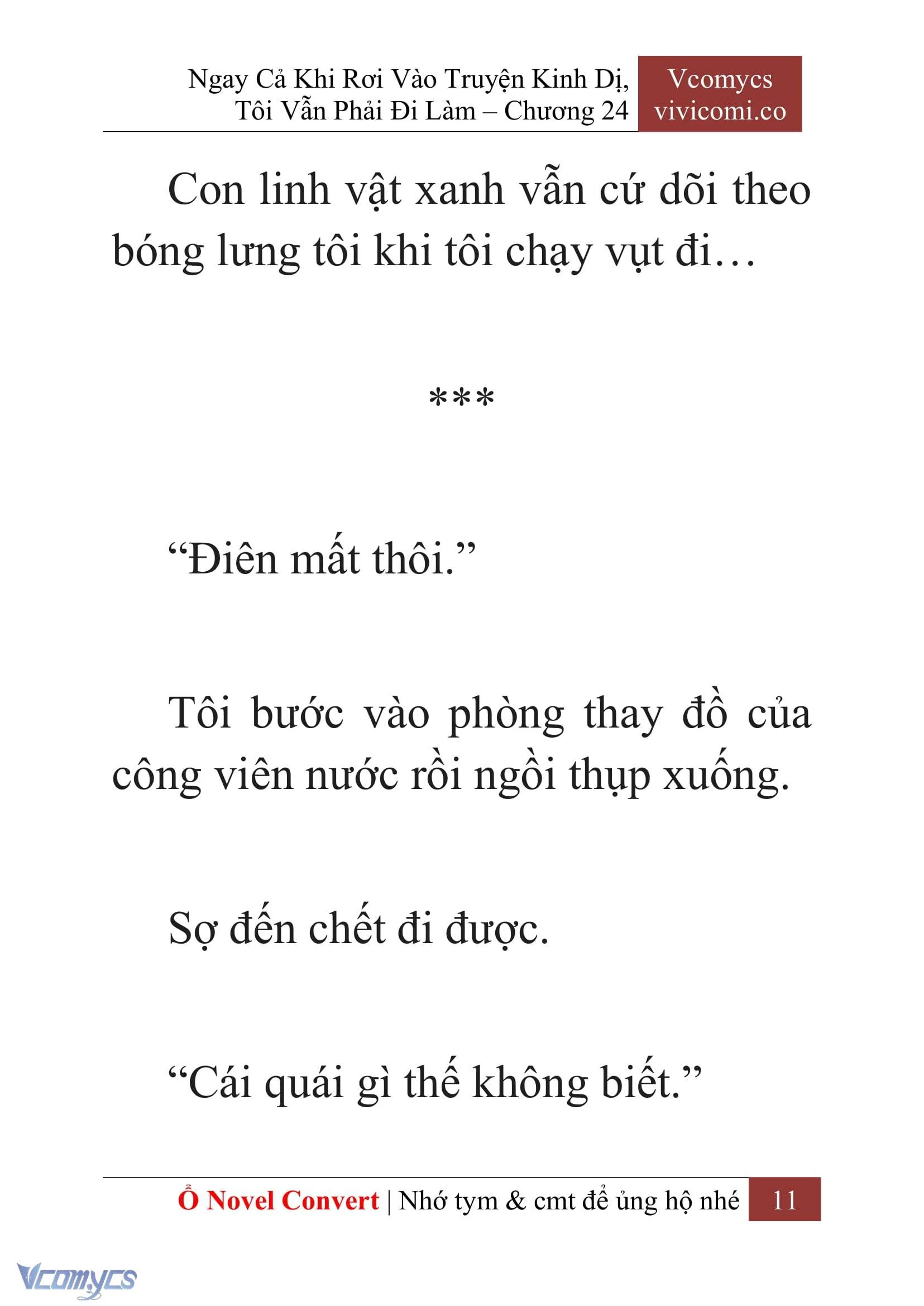 [Novel] Ngay Cả Khi Rơi Vào Truyện Kinh Dị, Tôi Vẫn Phải Đi Làm Chapter  24 - 13