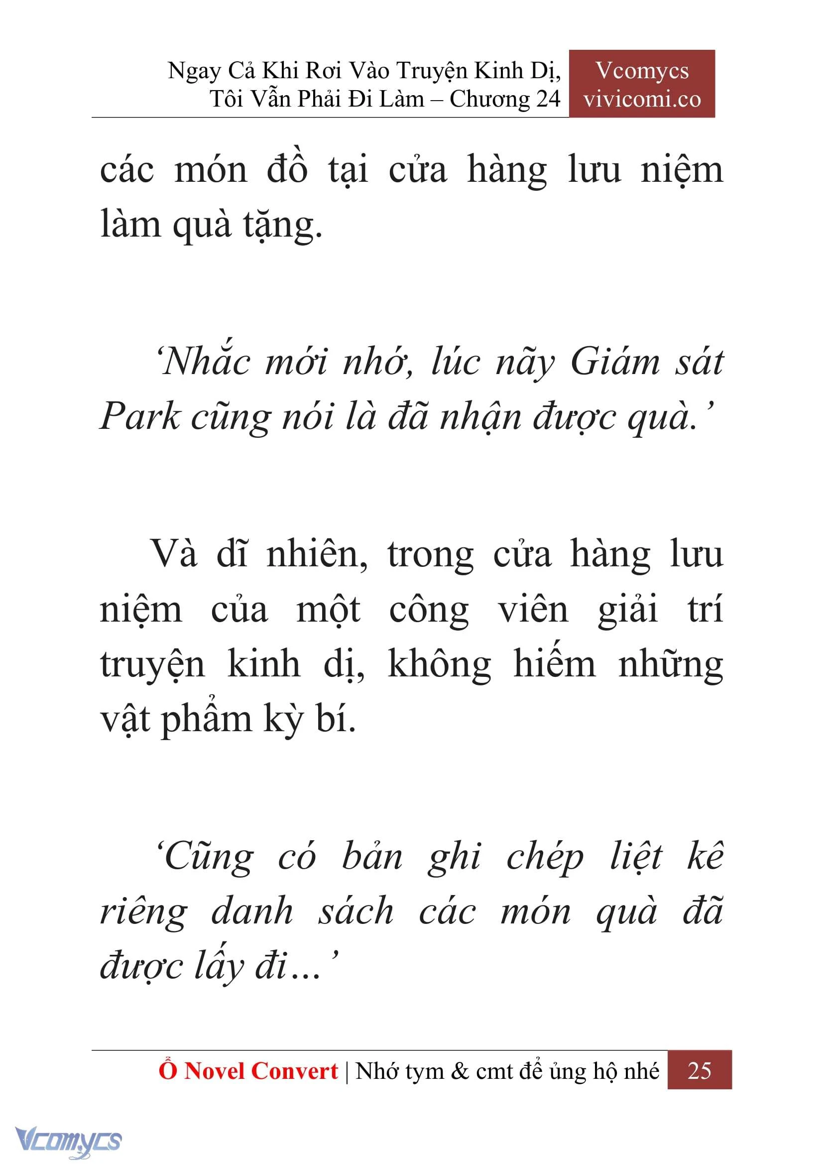 [Novel] Ngay Cả Khi Rơi Vào Truyện Kinh Dị, Tôi Vẫn Phải Đi Làm Chapter  24 - 27