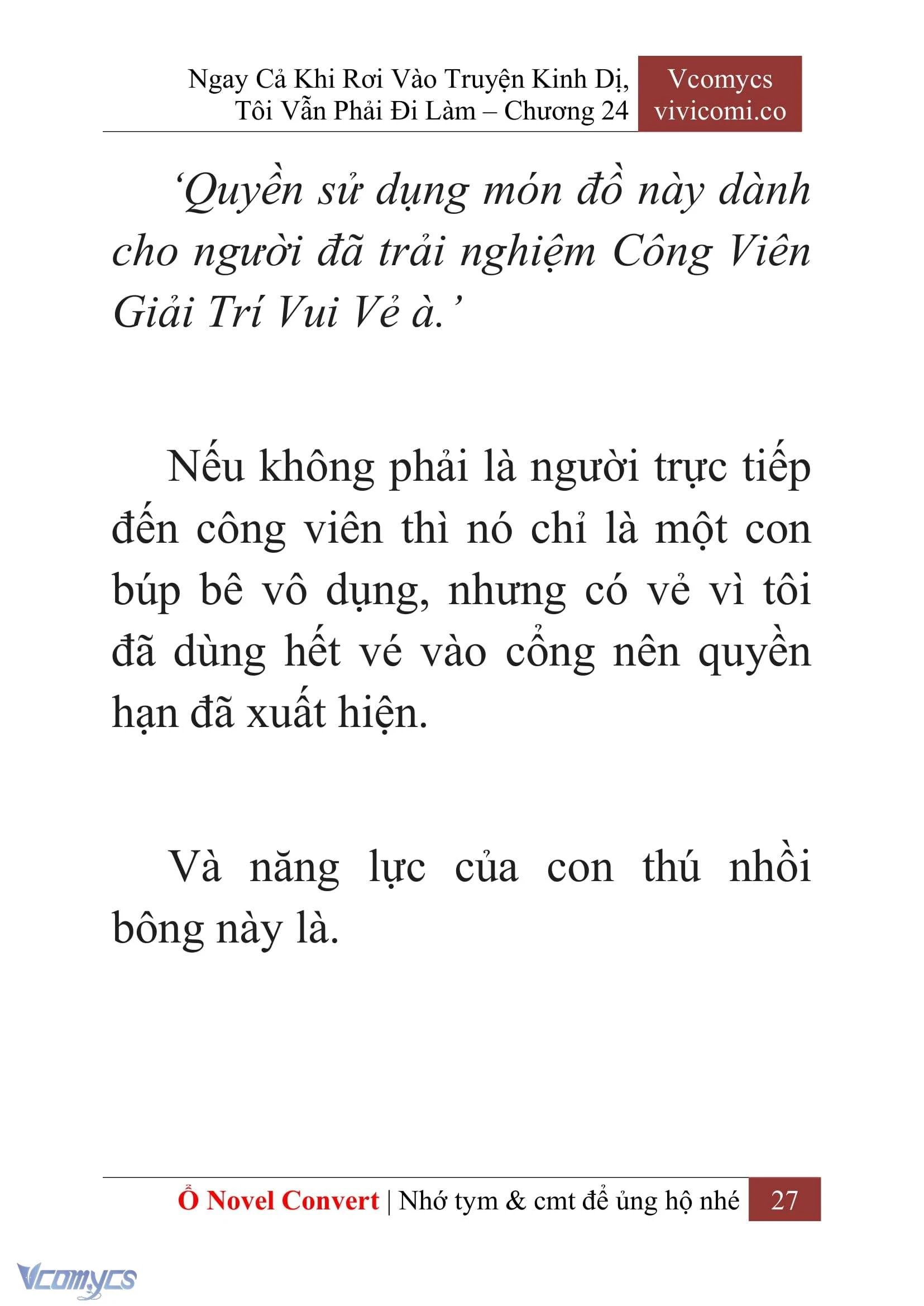 [Novel] Ngay Cả Khi Rơi Vào Truyện Kinh Dị, Tôi Vẫn Phải Đi Làm Chapter  24 - 29