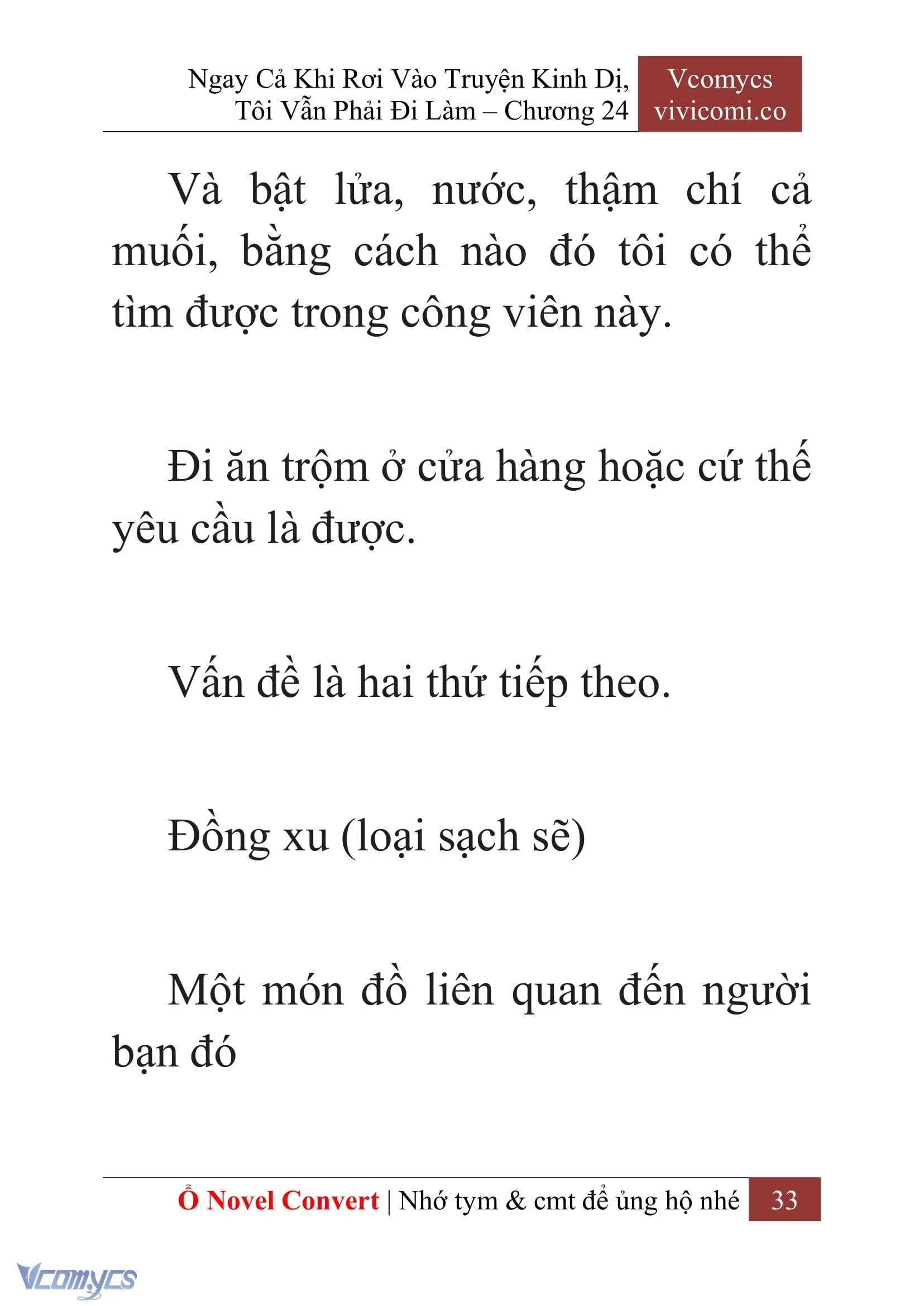 [Novel] Ngay Cả Khi Rơi Vào Truyện Kinh Dị, Tôi Vẫn Phải Đi Làm Chapter  24 - 35