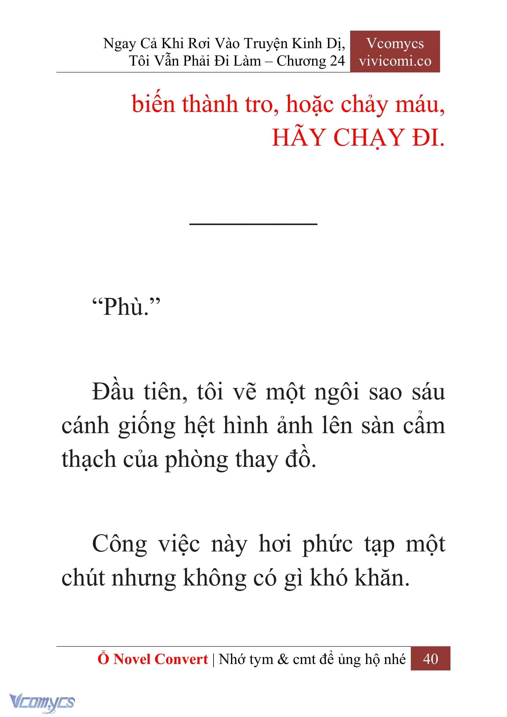 [Novel] Ngay Cả Khi Rơi Vào Truyện Kinh Dị, Tôi Vẫn Phải Đi Làm Chapter  24 - 42