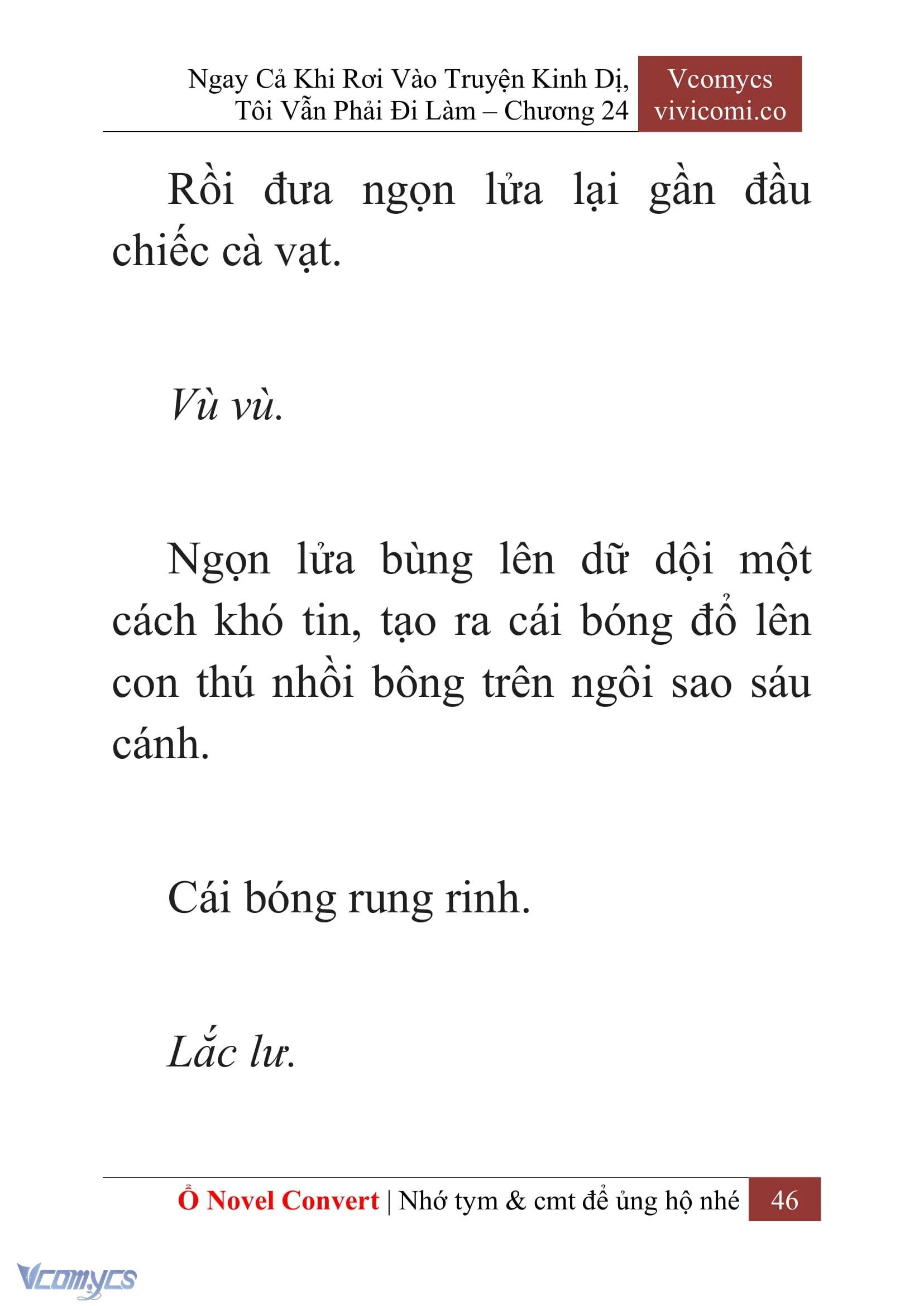 [Novel] Ngay Cả Khi Rơi Vào Truyện Kinh Dị, Tôi Vẫn Phải Đi Làm Chapter  24 - 48