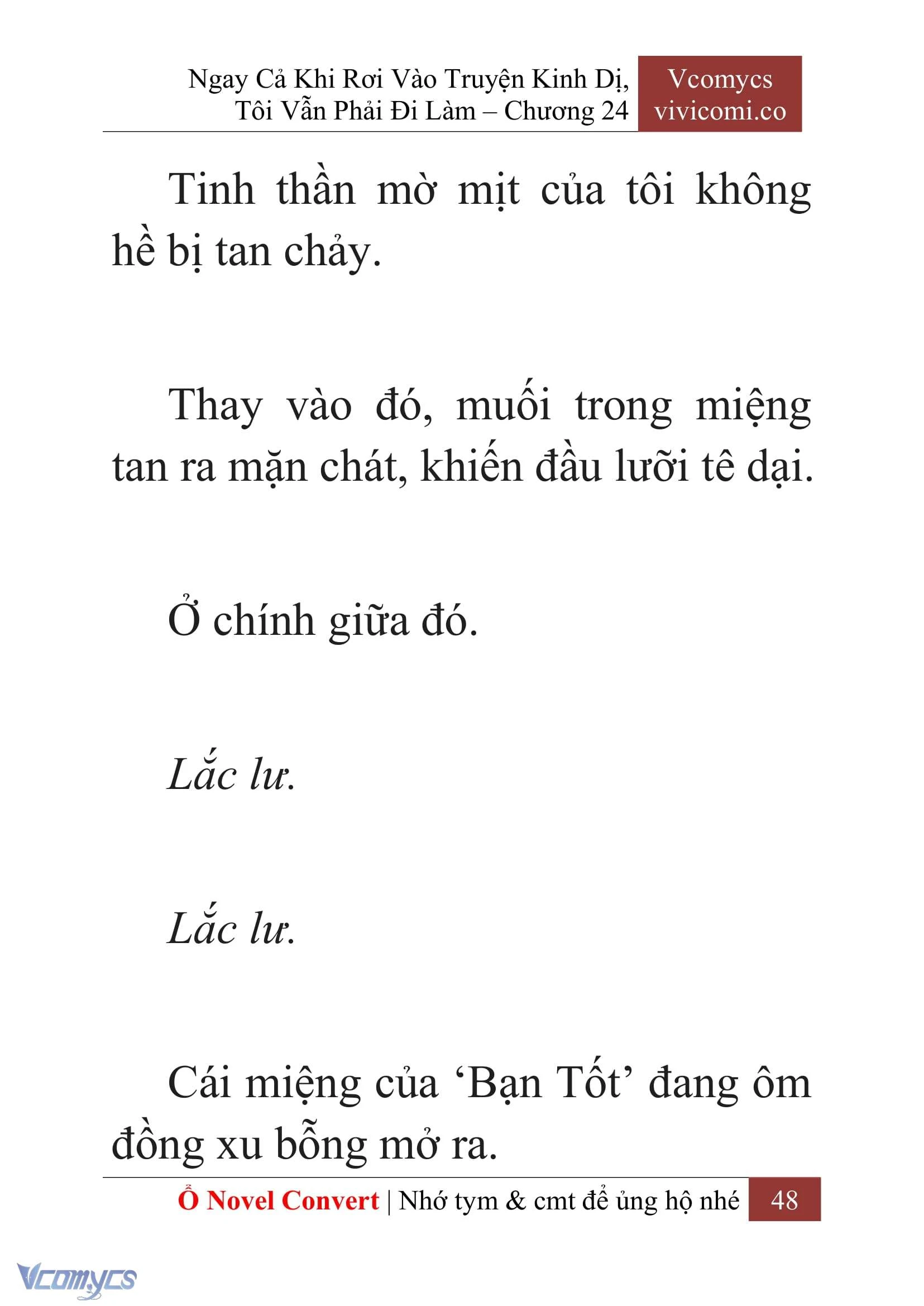 [Novel] Ngay Cả Khi Rơi Vào Truyện Kinh Dị, Tôi Vẫn Phải Đi Làm Chapter  24 - 50