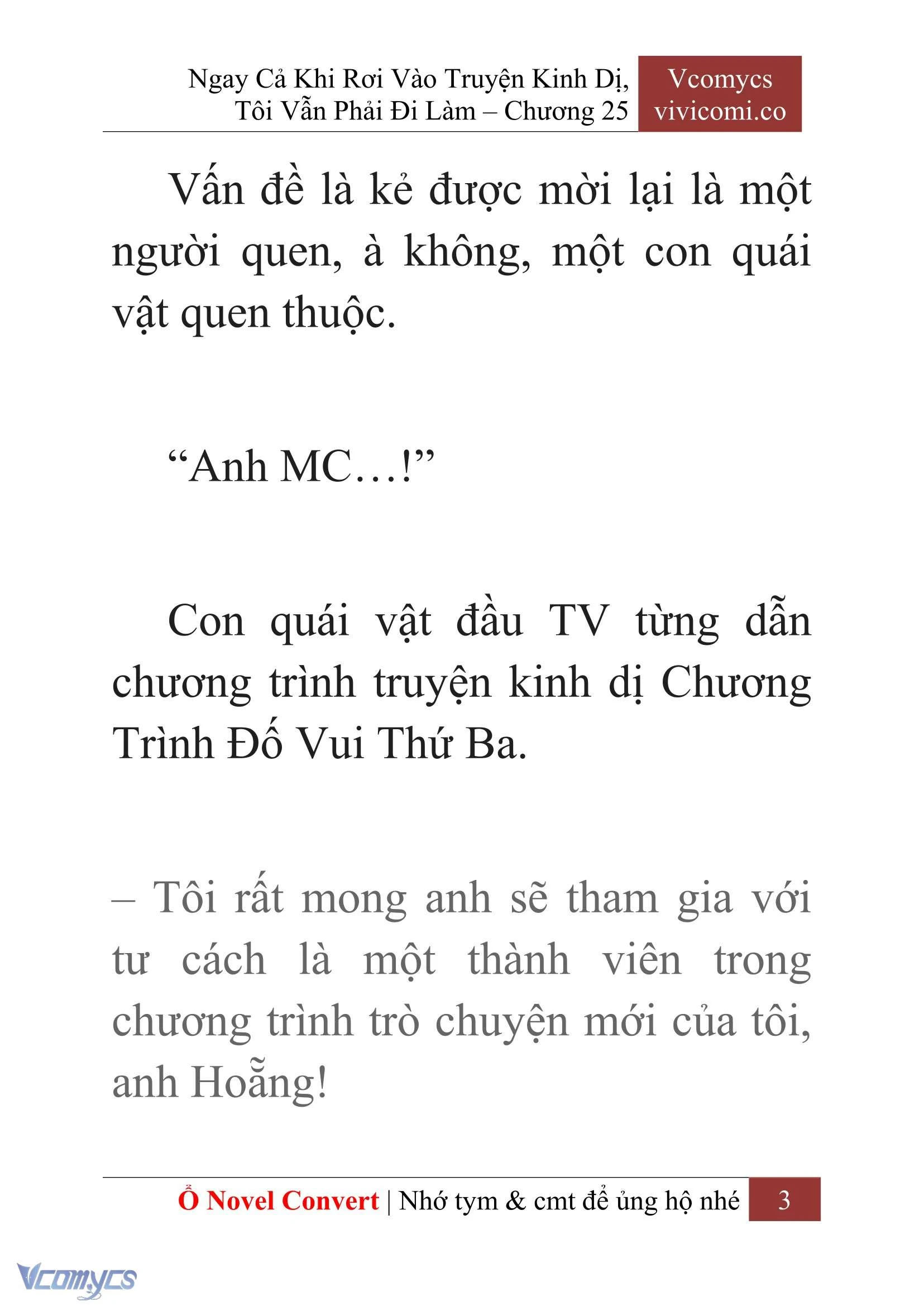 [Novel] Ngay Cả Khi Rơi Vào Truyện Kinh Dị, Tôi Vẫn Phải Đi Làm Chapter  25 - 5