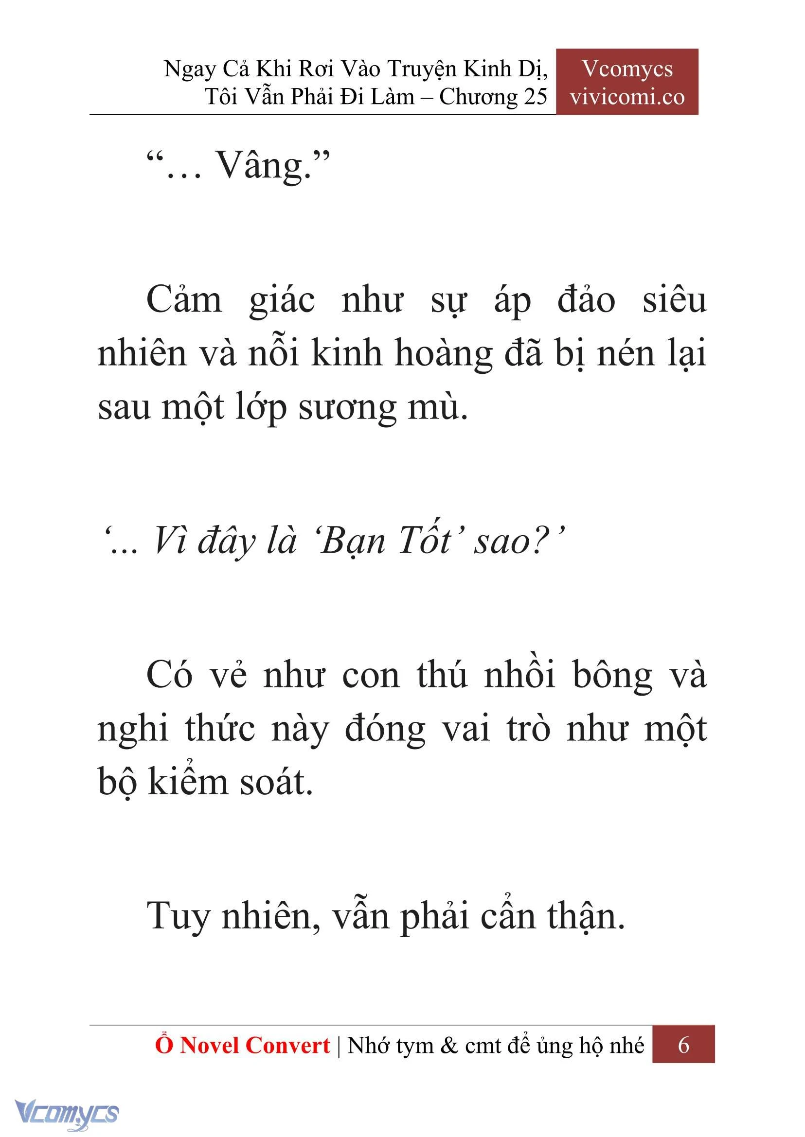 [Novel] Ngay Cả Khi Rơi Vào Truyện Kinh Dị, Tôi Vẫn Phải Đi Làm Chapter  25 - 8
