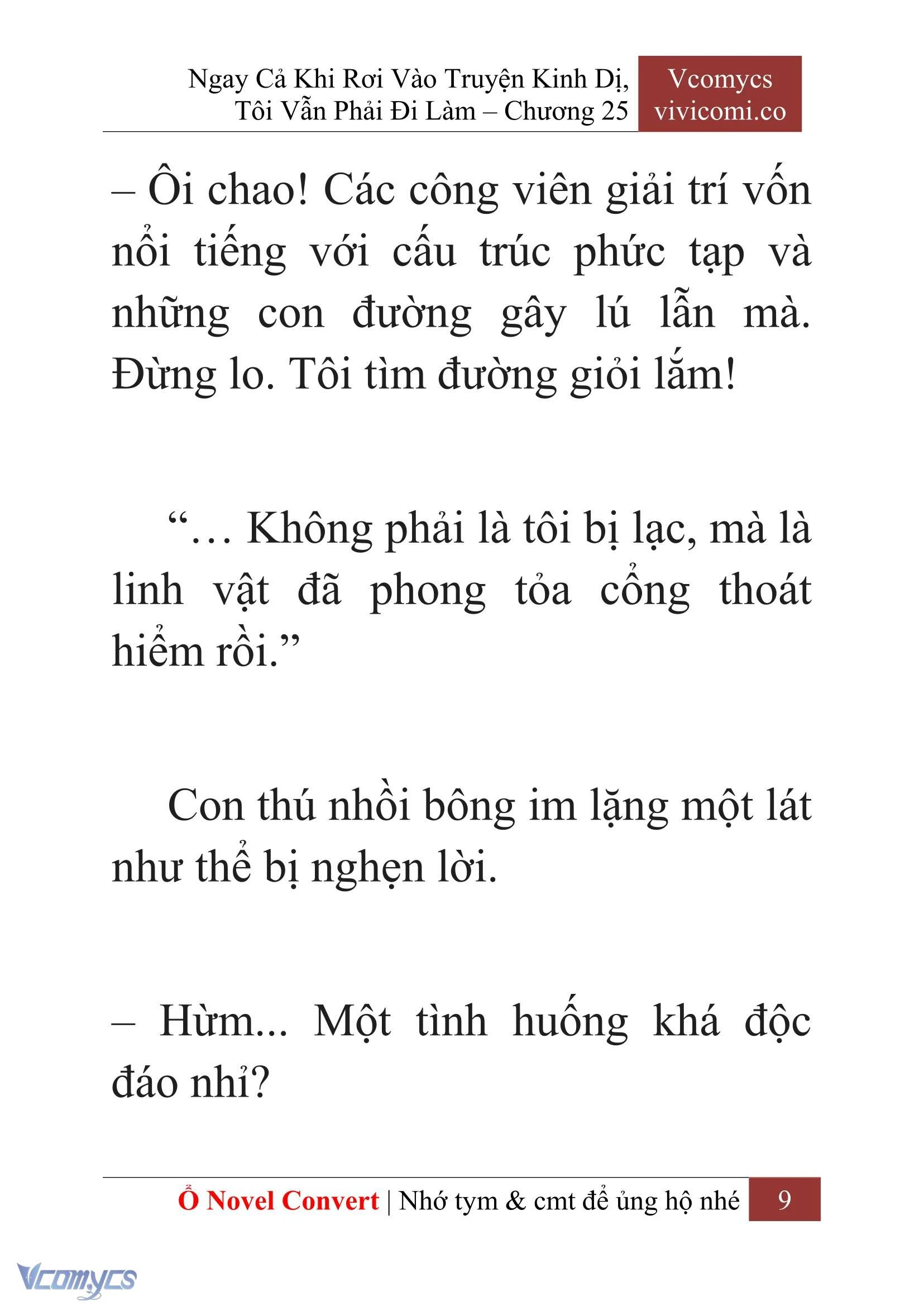 [Novel] Ngay Cả Khi Rơi Vào Truyện Kinh Dị, Tôi Vẫn Phải Đi Làm Chapter  25 - 11