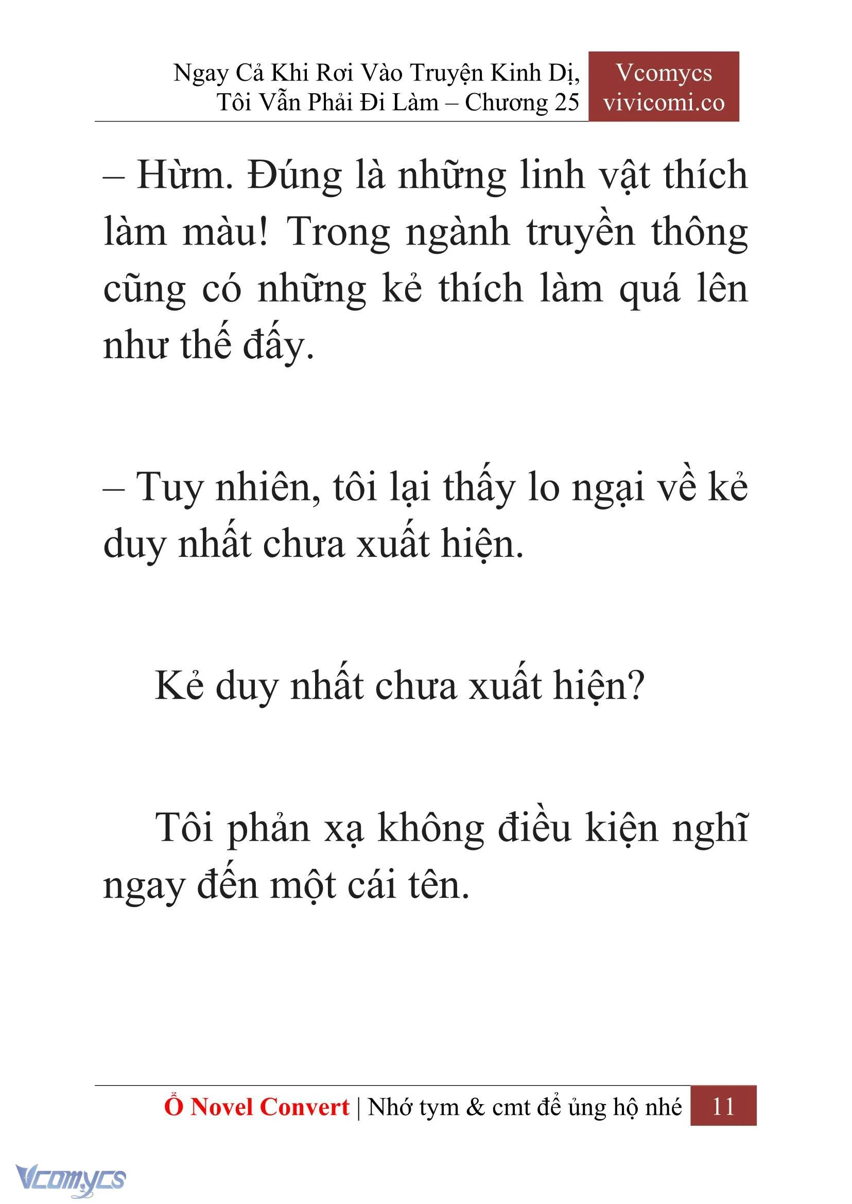 [Novel] Ngay Cả Khi Rơi Vào Truyện Kinh Dị, Tôi Vẫn Phải Đi Làm Chapter  25 - 13