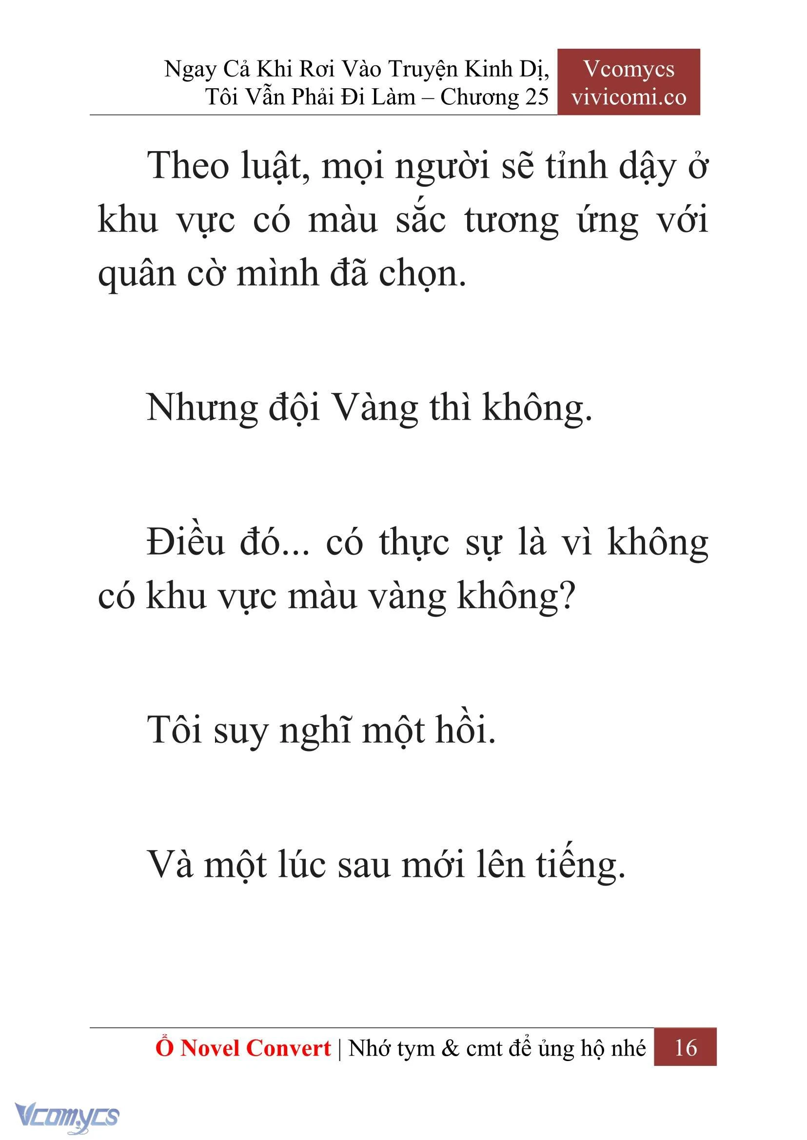 [Novel] Ngay Cả Khi Rơi Vào Truyện Kinh Dị, Tôi Vẫn Phải Đi Làm Chapter  25 - 18