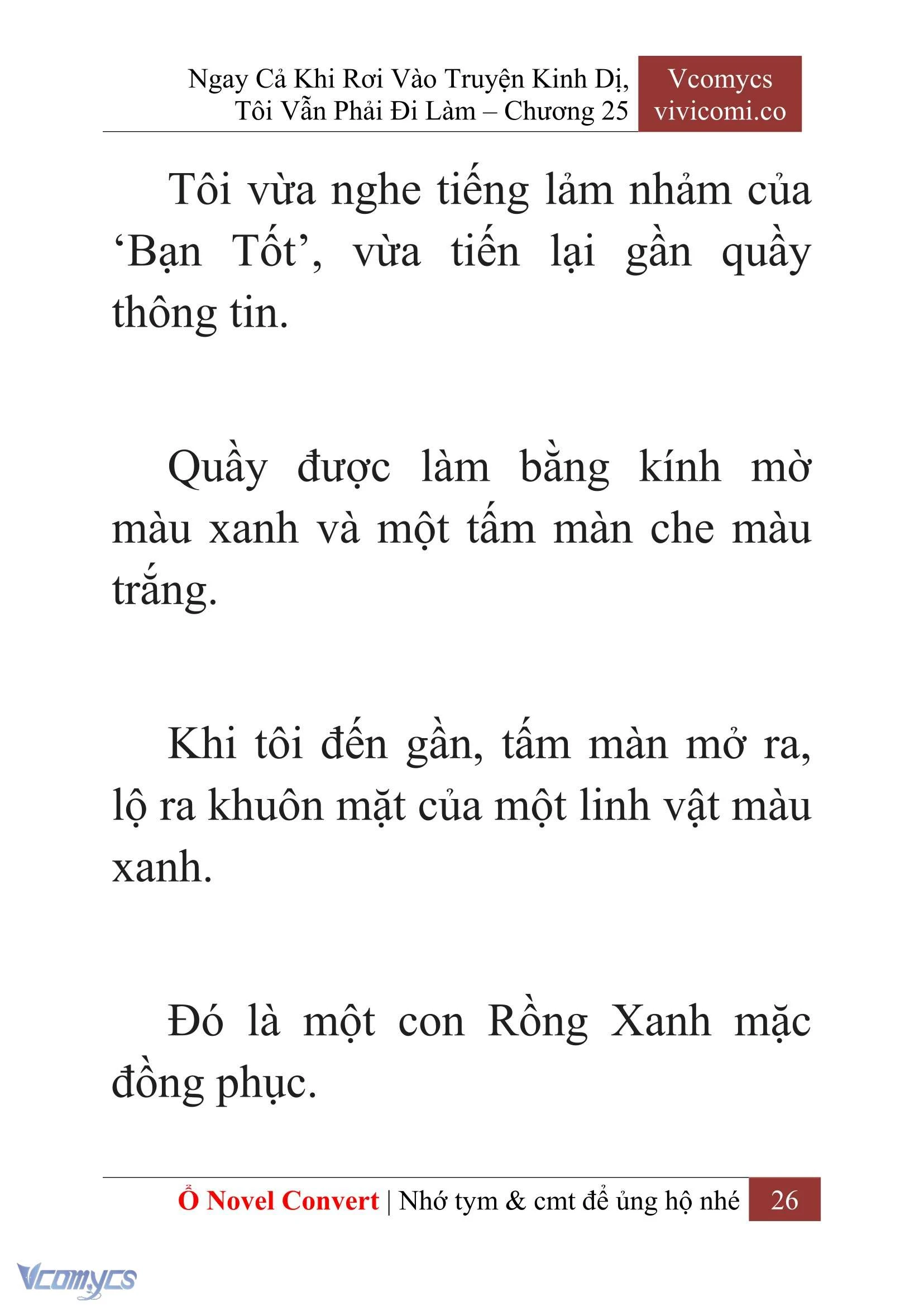 [Novel] Ngay Cả Khi Rơi Vào Truyện Kinh Dị, Tôi Vẫn Phải Đi Làm Chapter  25 - 28