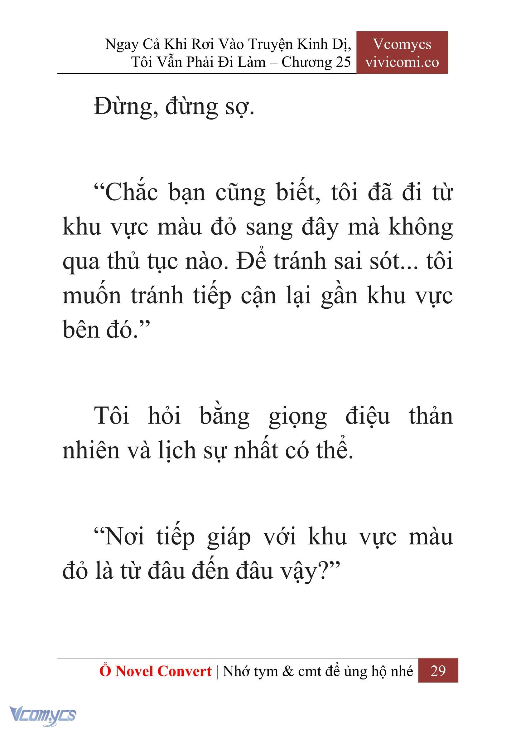 [Novel] Ngay Cả Khi Rơi Vào Truyện Kinh Dị, Tôi Vẫn Phải Đi Làm Chapter  25 - 31