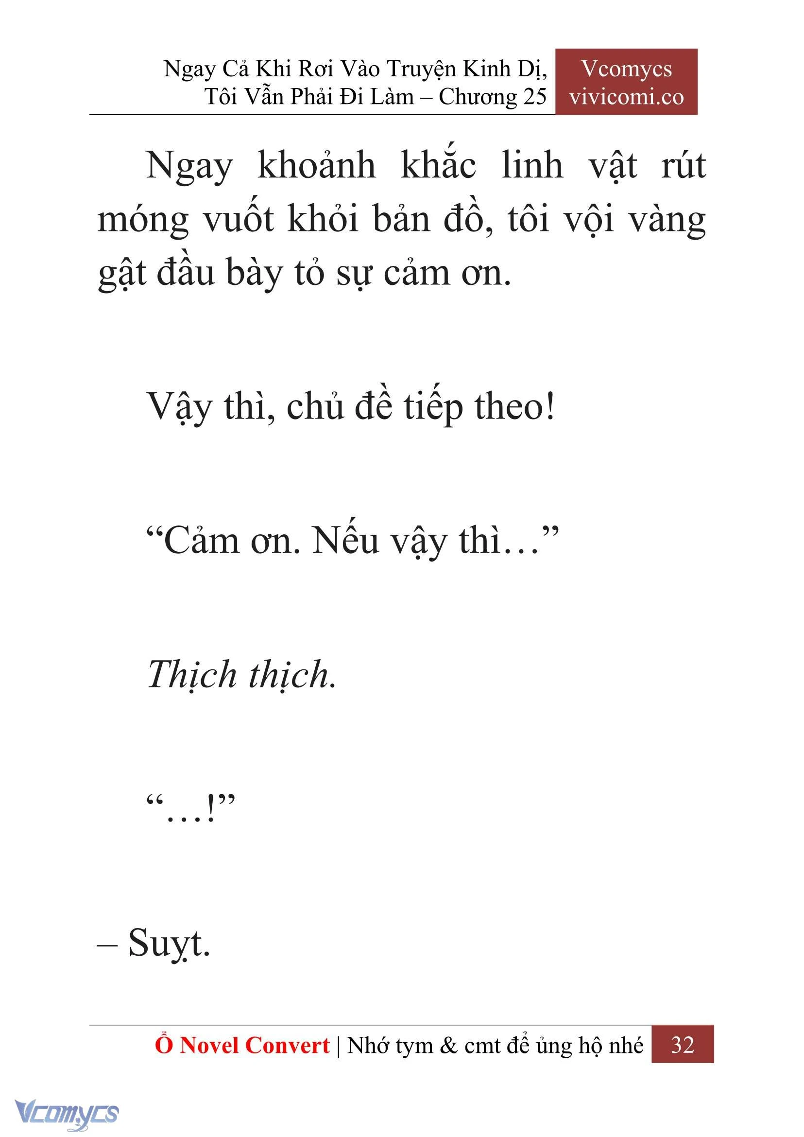 [Novel] Ngay Cả Khi Rơi Vào Truyện Kinh Dị, Tôi Vẫn Phải Đi Làm Chapter  25 - 34