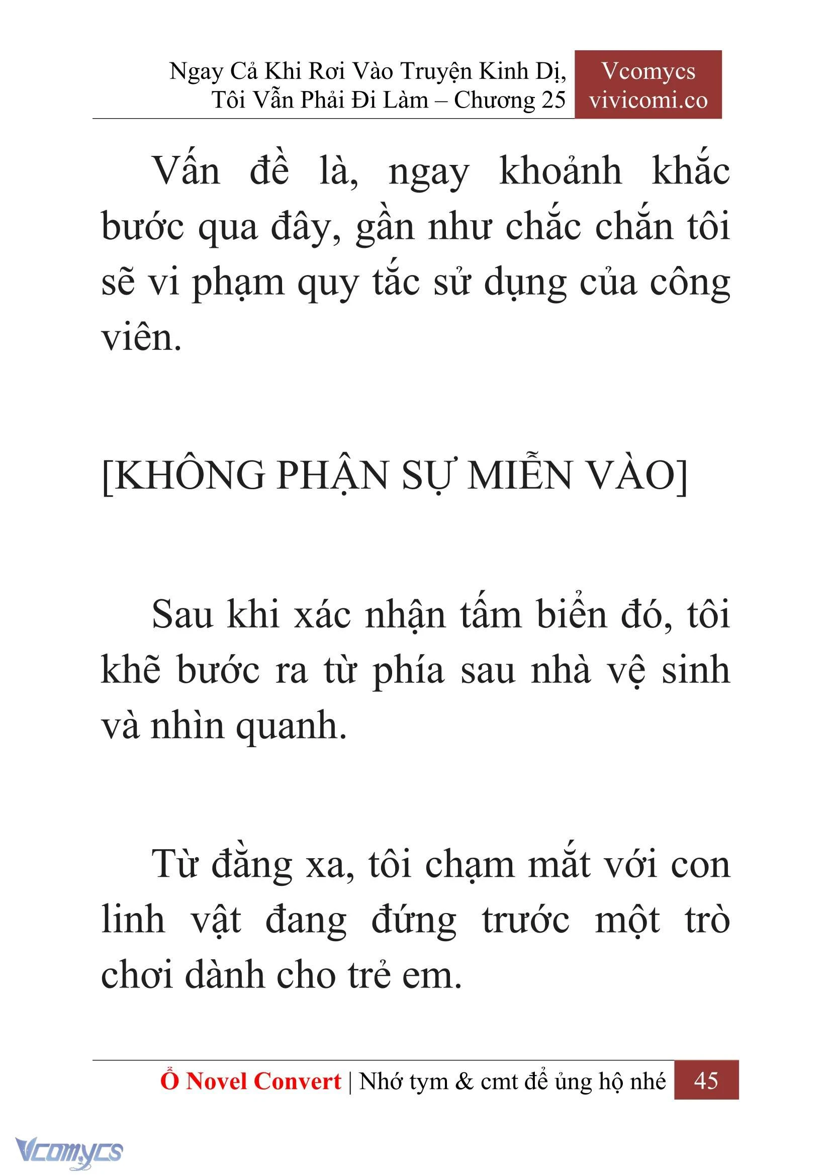 [Novel] Ngay Cả Khi Rơi Vào Truyện Kinh Dị, Tôi Vẫn Phải Đi Làm Chapter  25 - 47